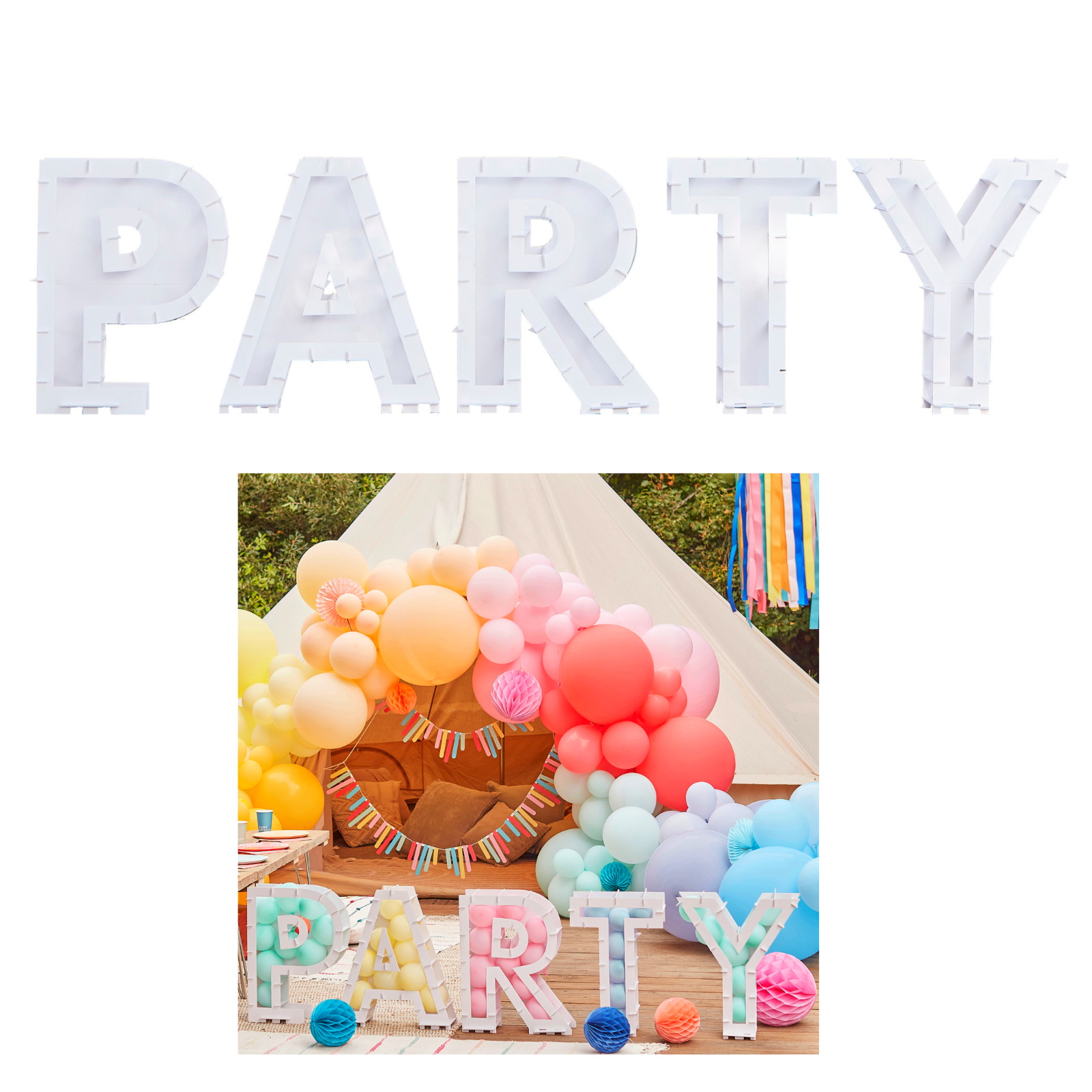 Ginger Ray Party Balloon Mosaic Frame