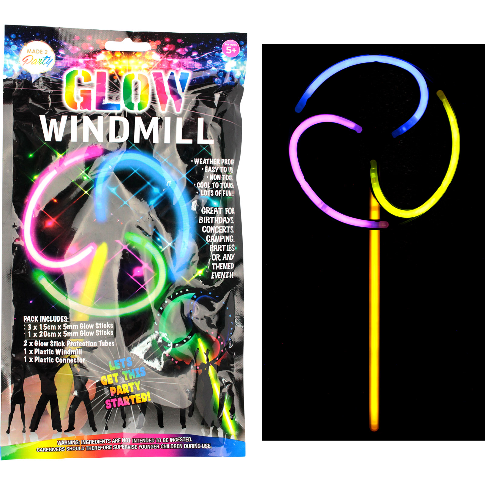 Glow Windmill Wand