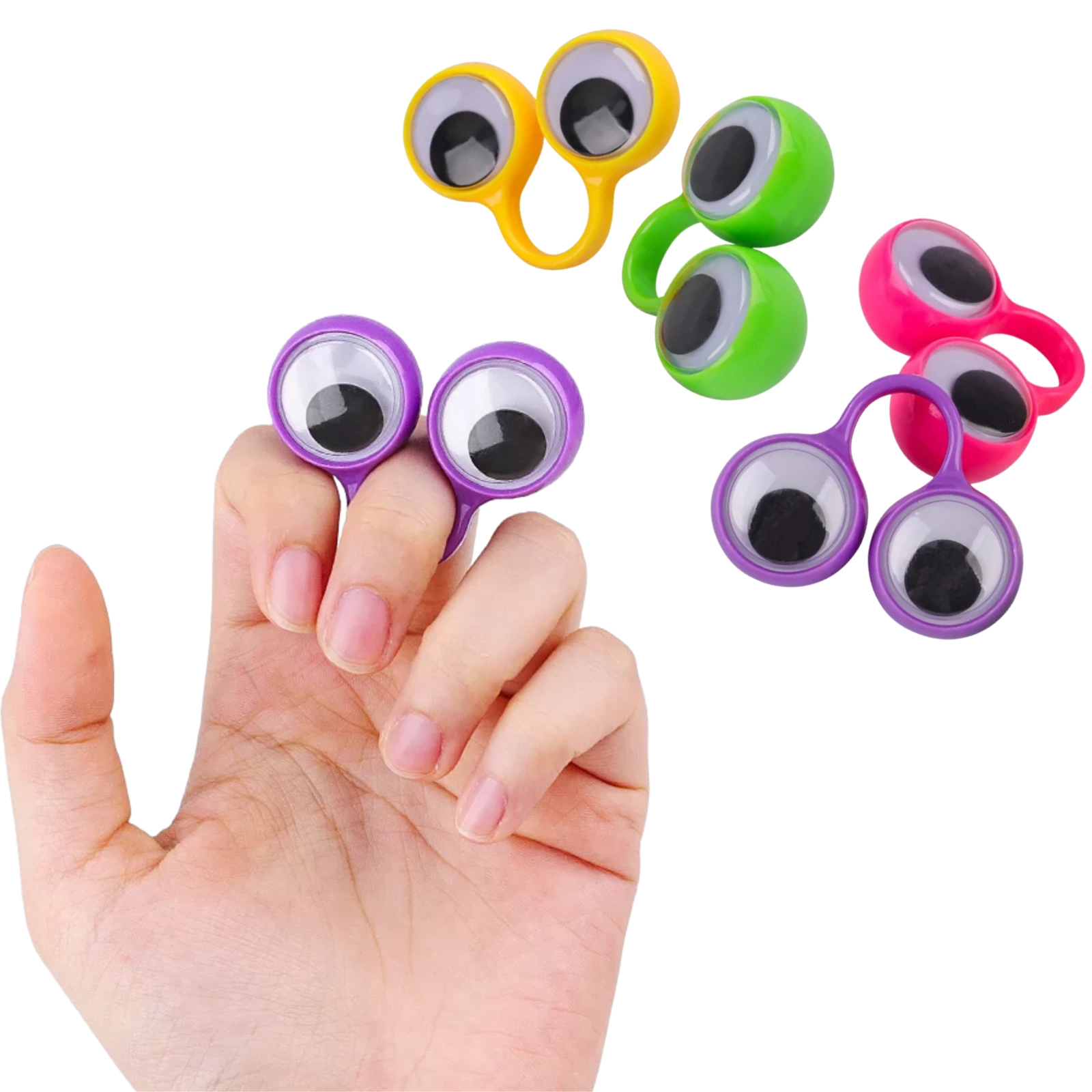 Googly Eye Finger Rings (Pack of 6) 