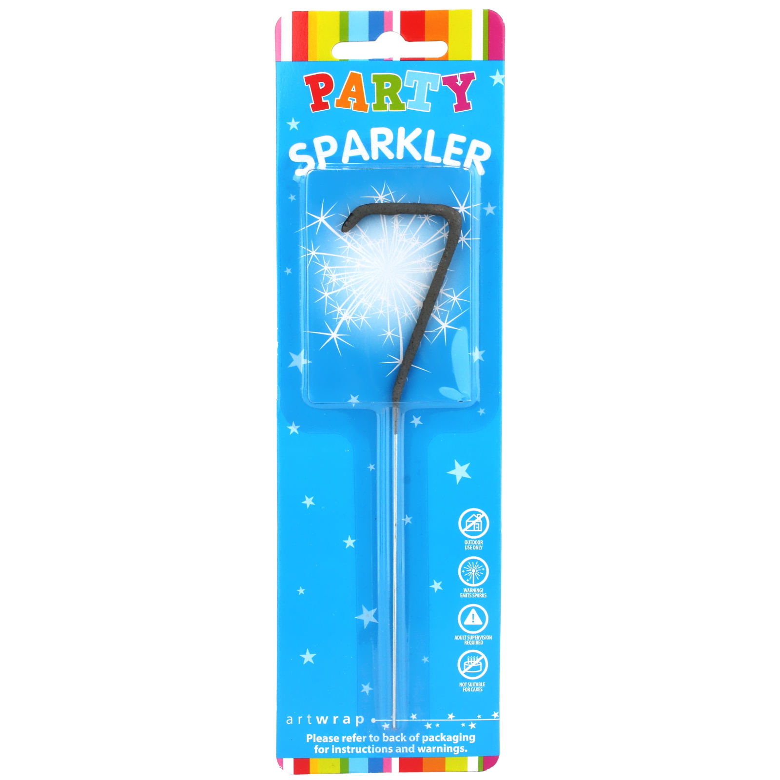 Number 7 Sparkler