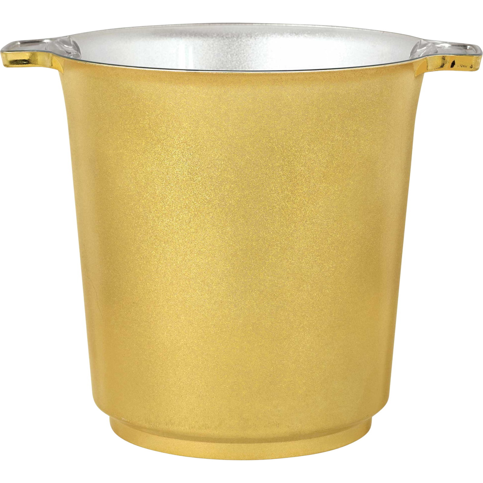 Plastic Gold Ice Bucket 21.5cm