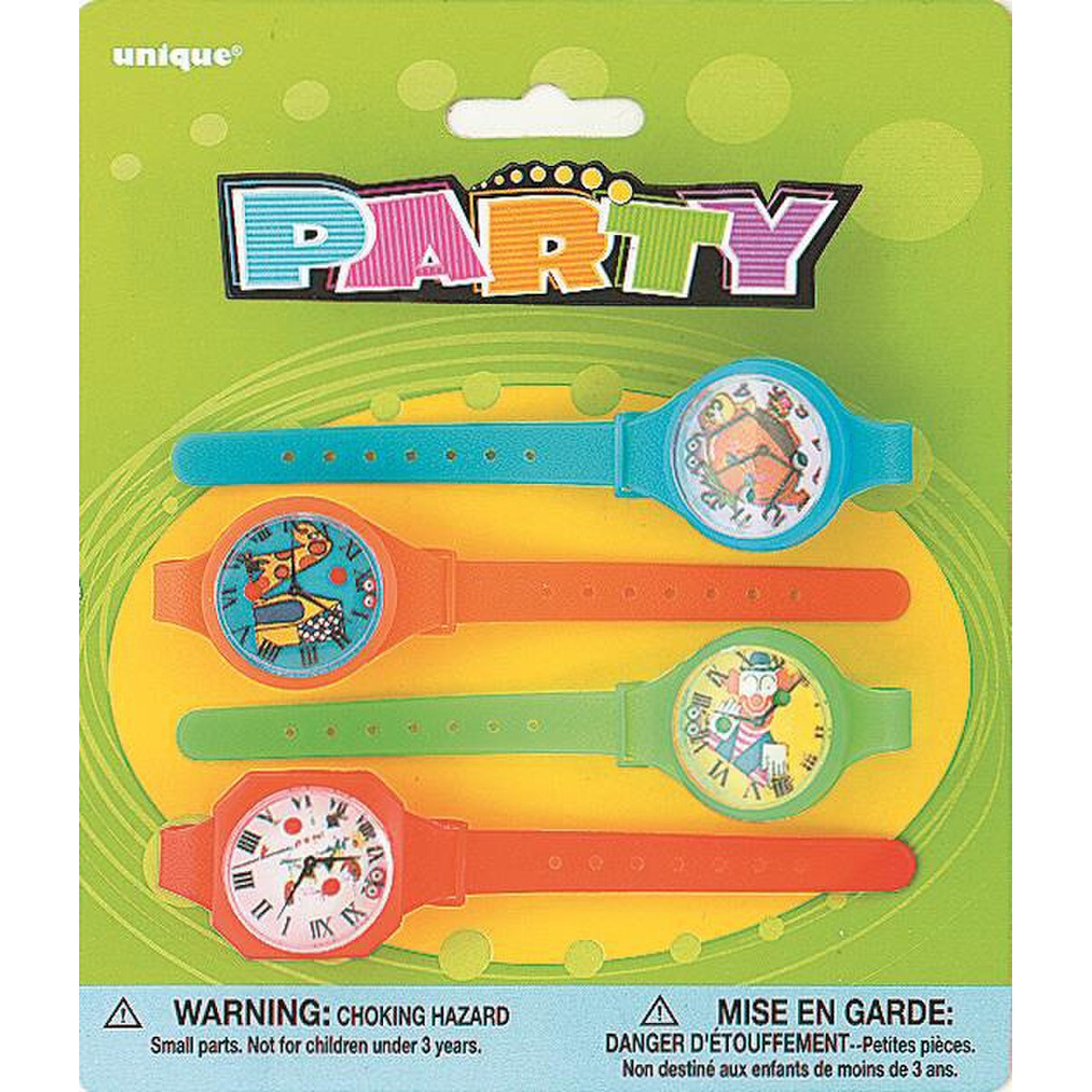 Jungle Animal Puzzle Watches (Pack of 4) 