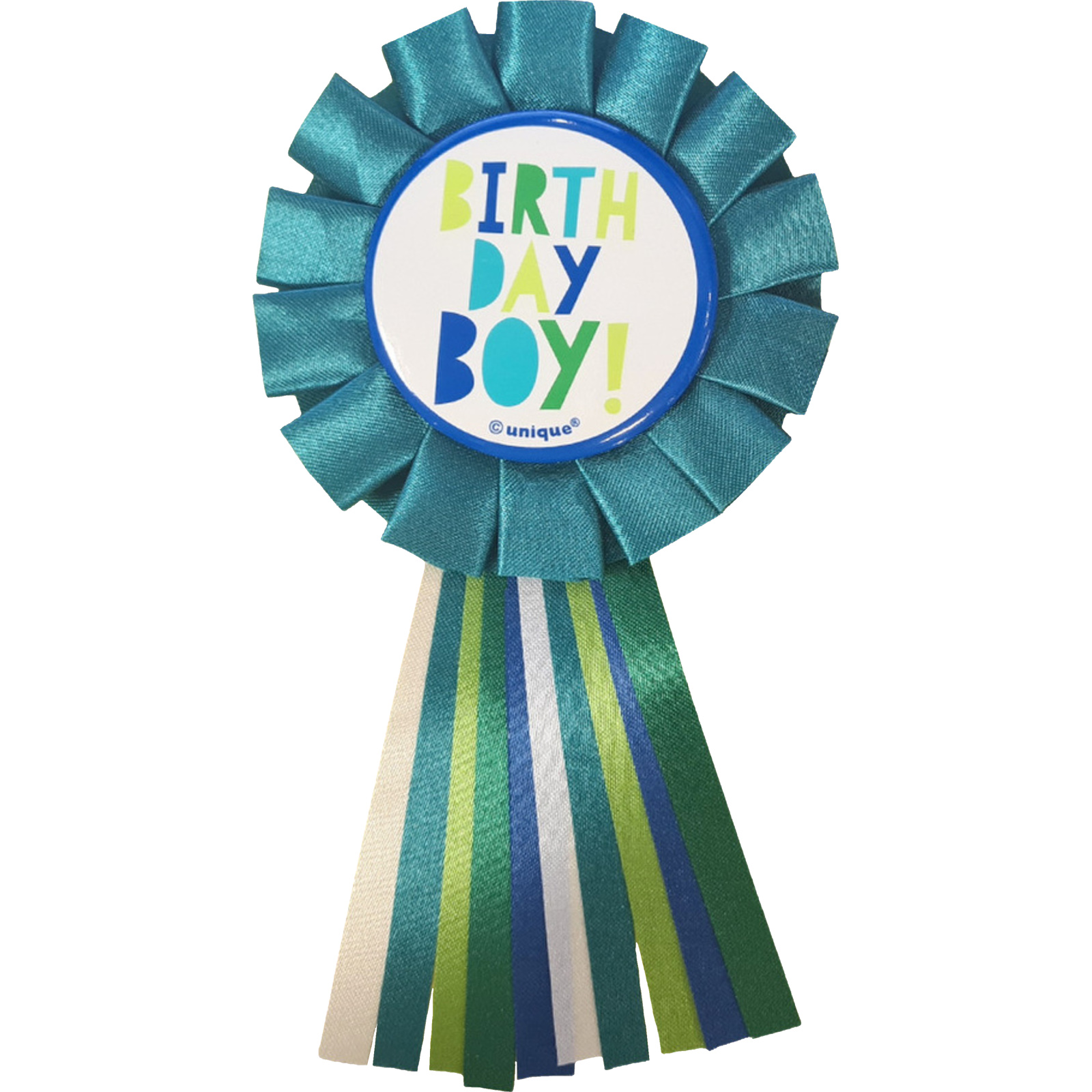 Birthday Boy Satin Ribbon Badge