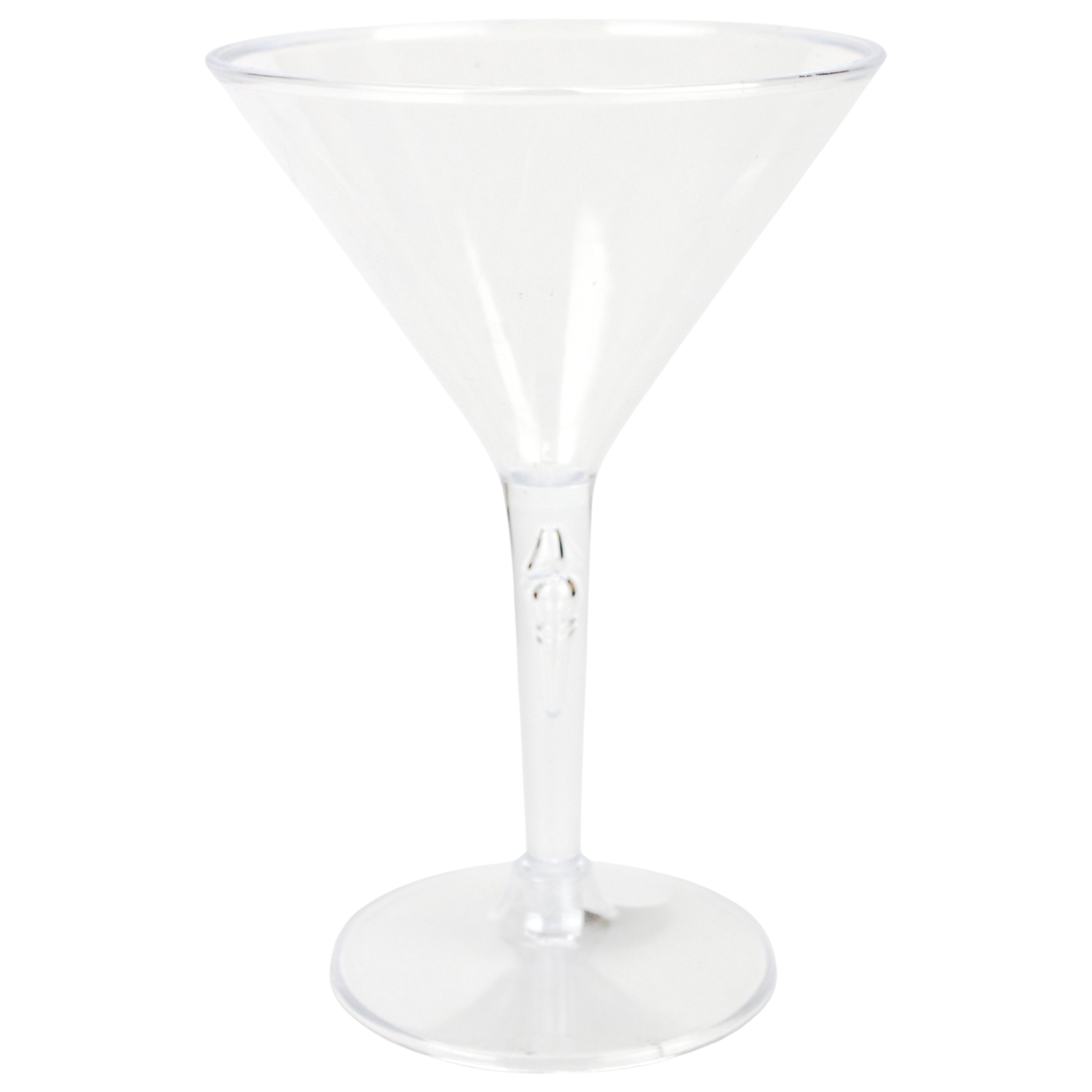 Clear Acrylic Martini Glass 230ml 
