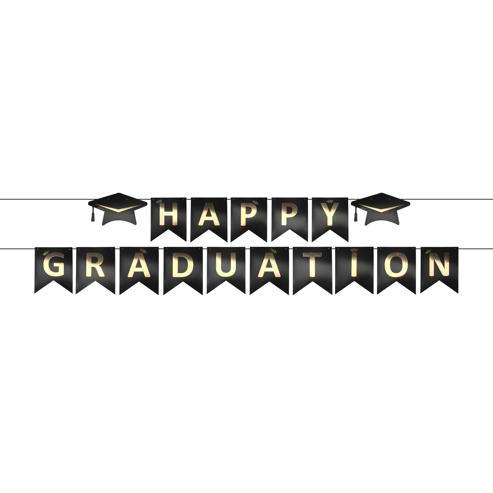 Happy Graduation Pennant Banner 4.5m