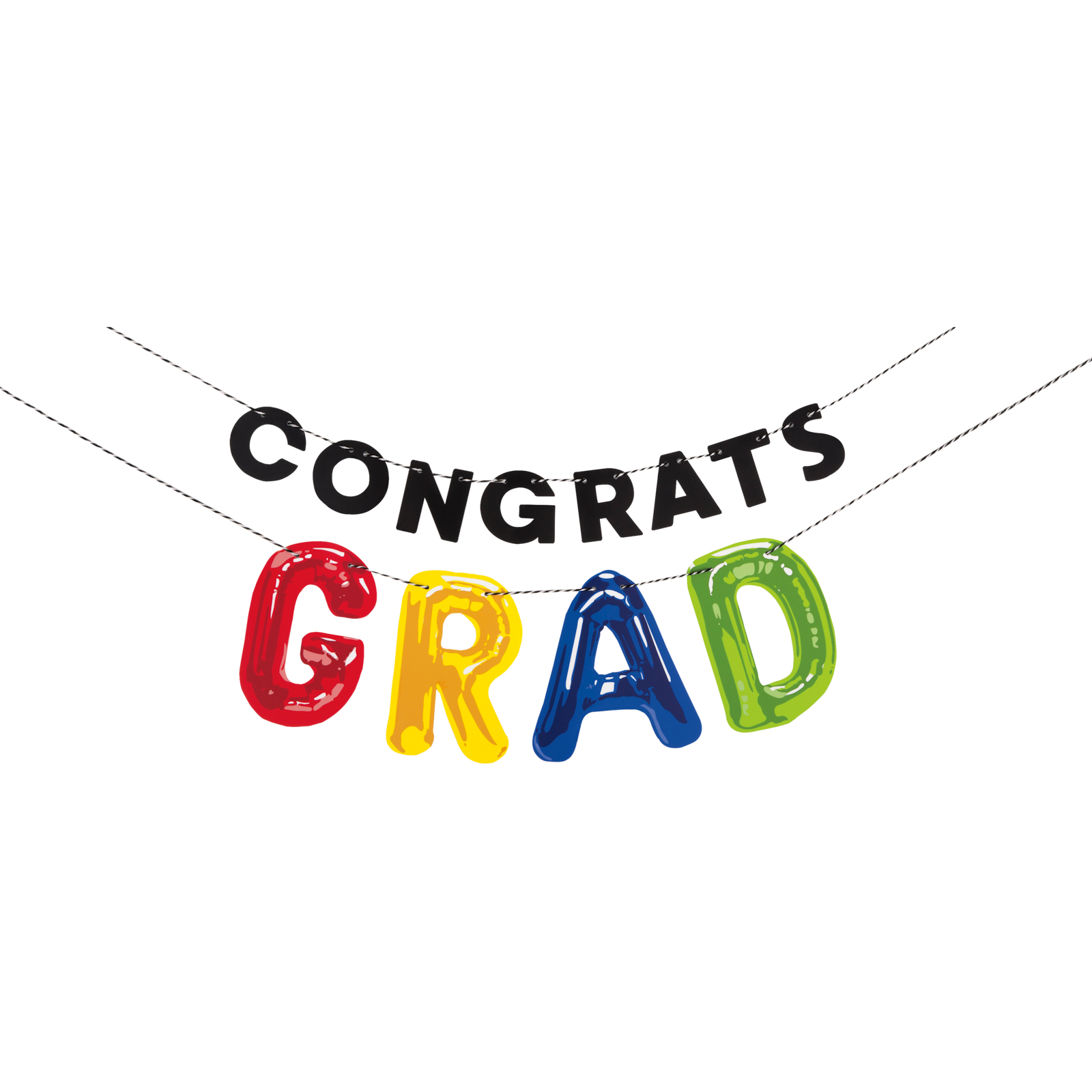 Congrats Grad Letter Banner 1.8m