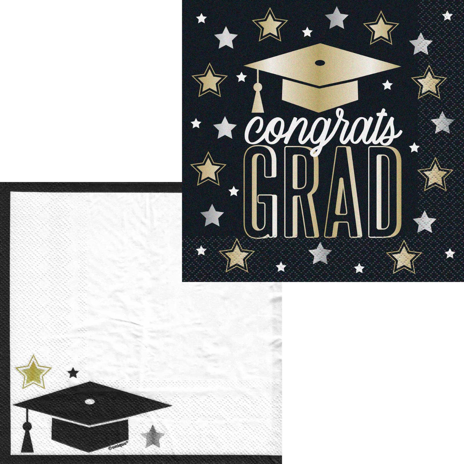 Dazzling Graduation Large Napkins / Serviettes (Pack of 16) 