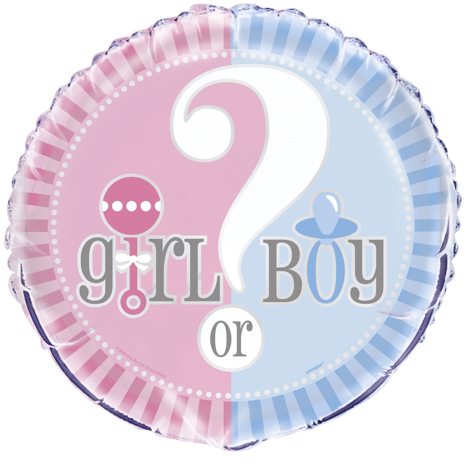 Gender Reveal Helium Balloon