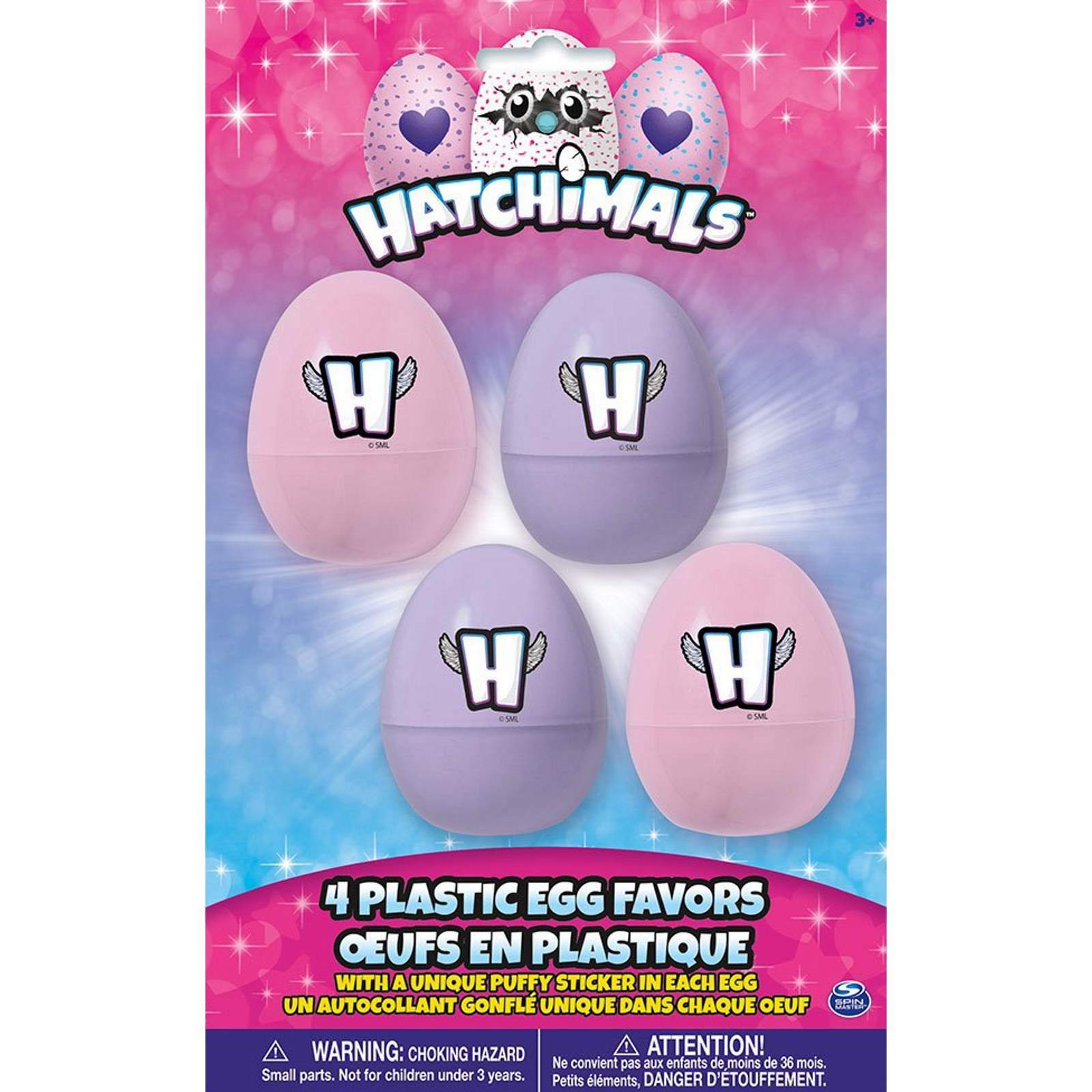 Hatchimals Plastic Egg Favours (Pack of 4)