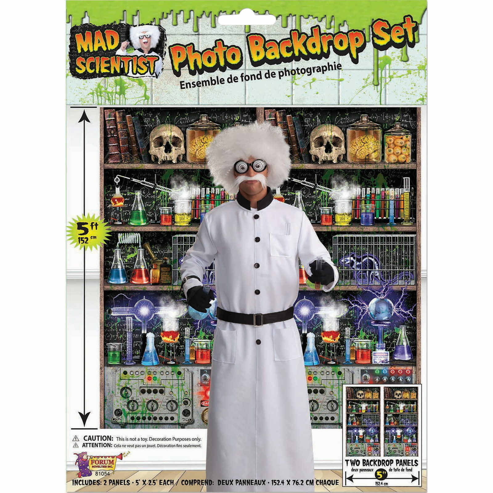 Mad Scientist Wall Decorating Kit