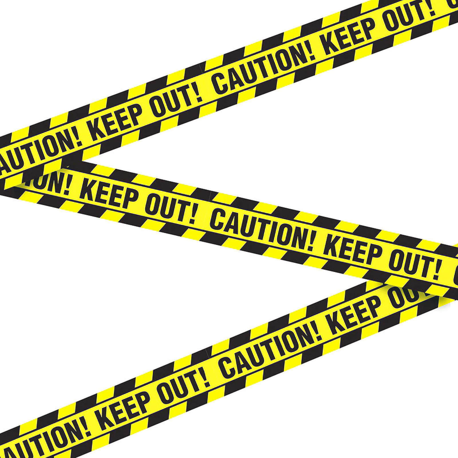 Caution Keep Out Party Tape
