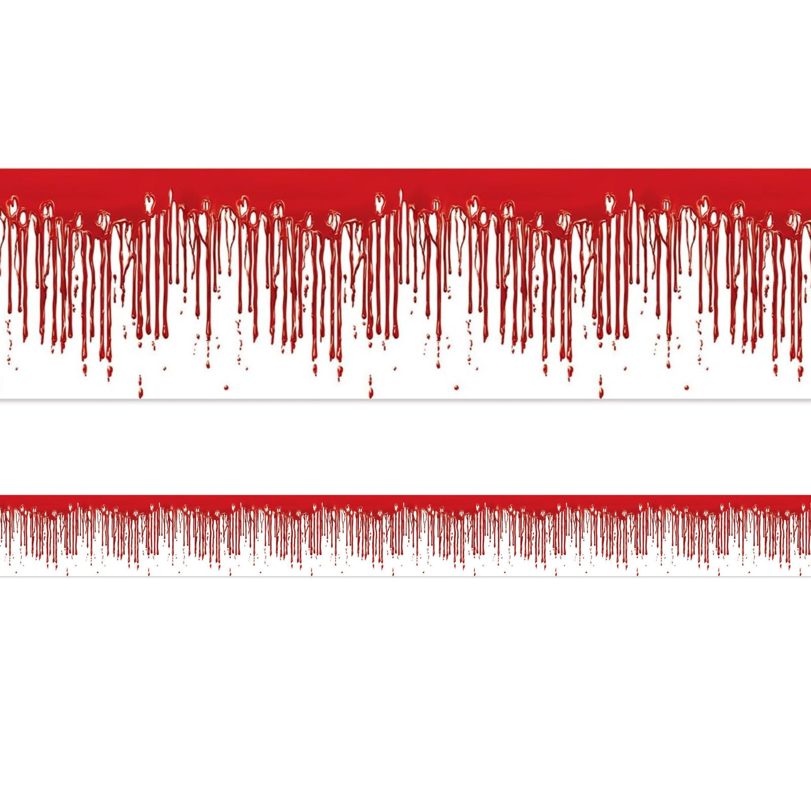 Dripping Blood Plastic Room Border Banner