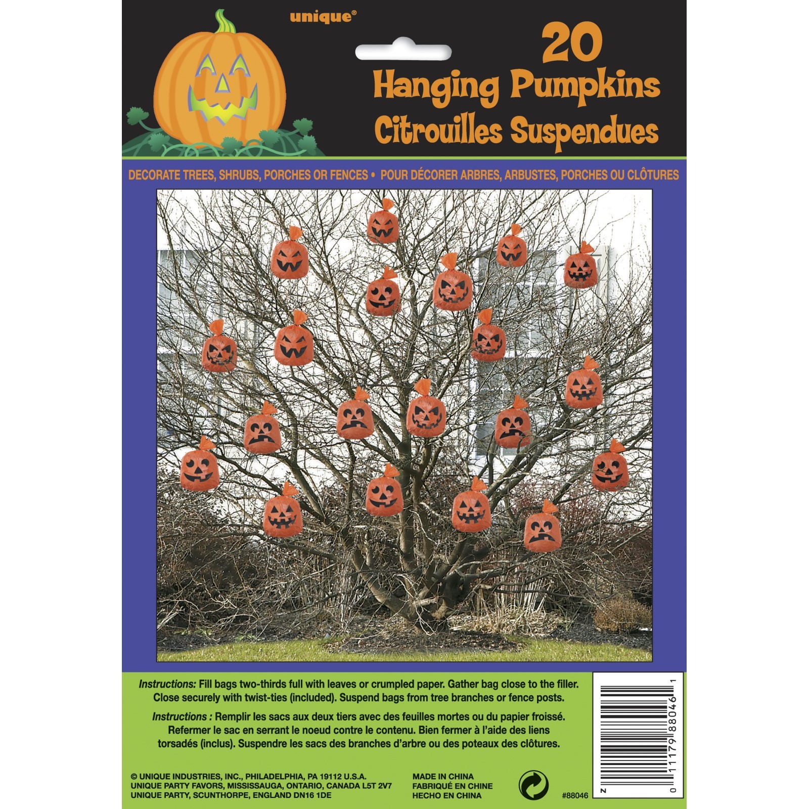 Hanging Pumpkin Bags (Pack of 20)