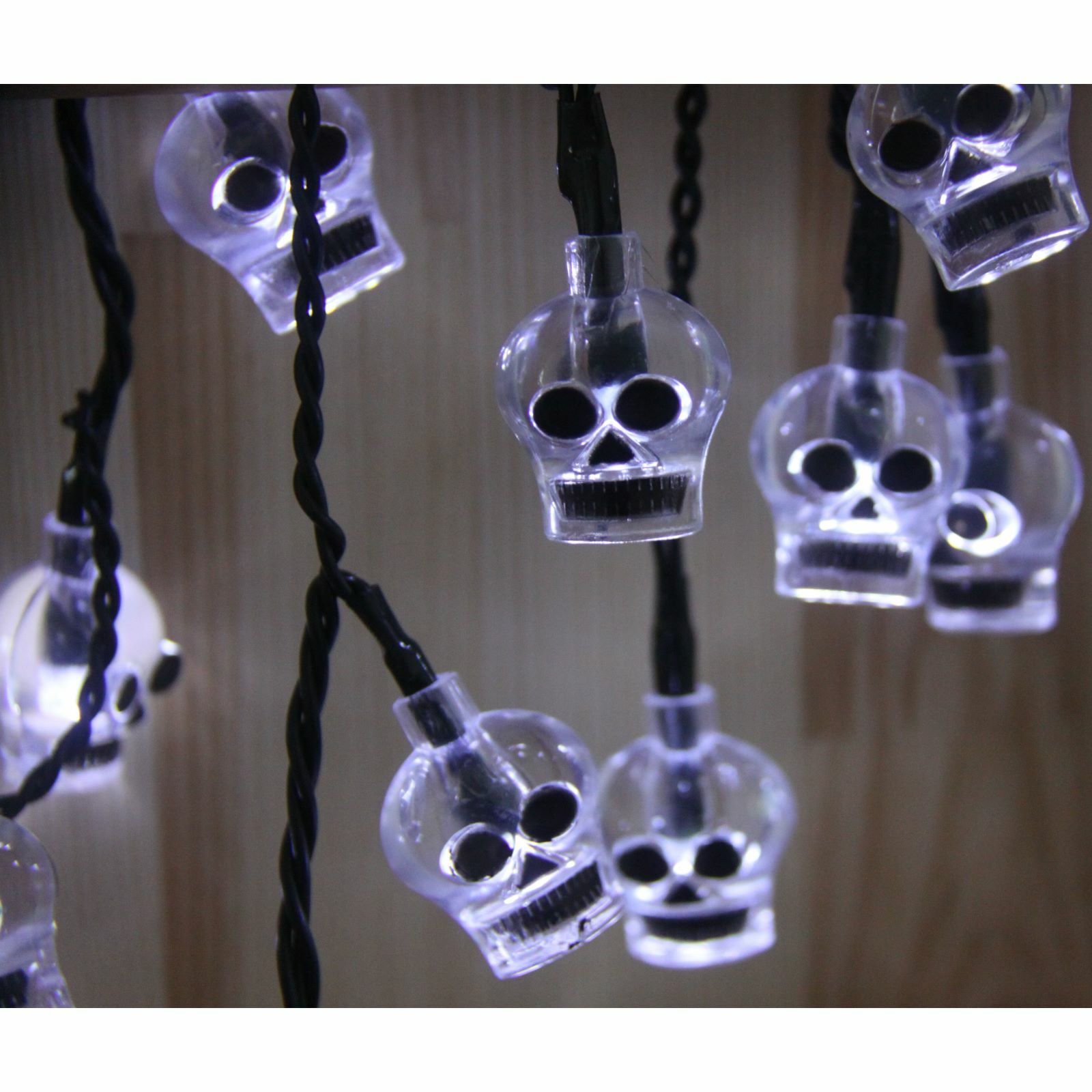 Halloween Skulls LED String Lights
