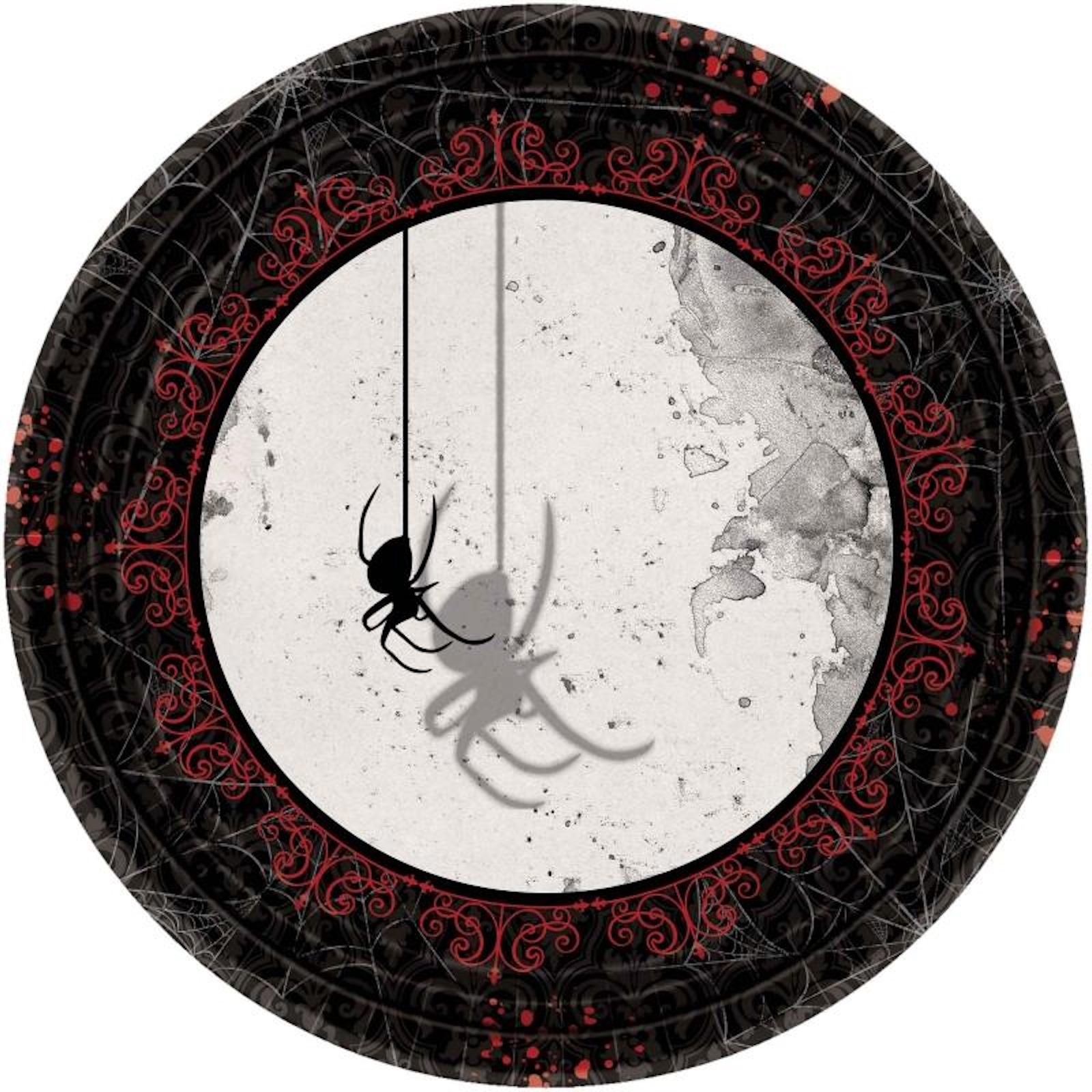 Dark Manor 23cm Round Paper Plates Pack of 8