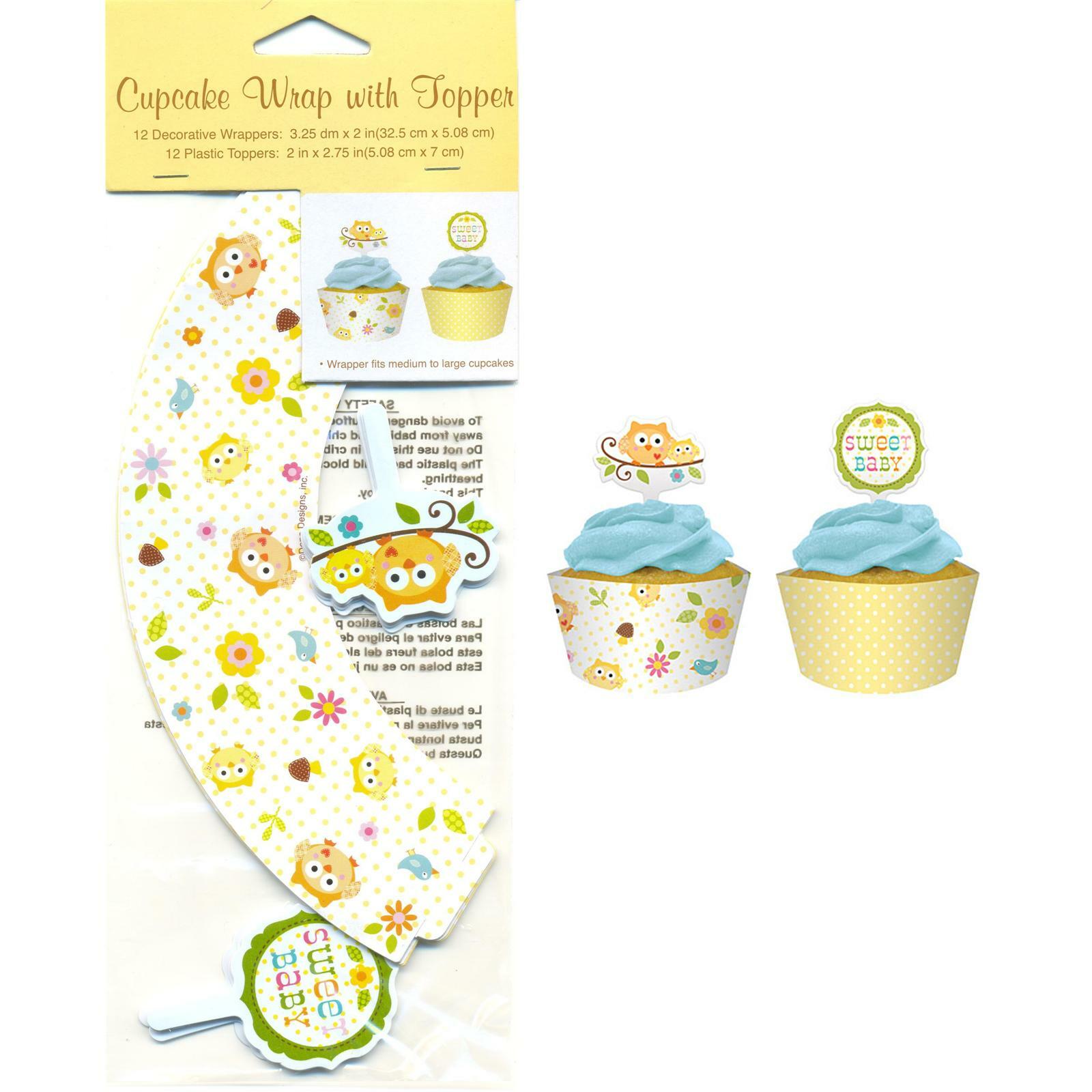Happi Tree Cupcake Wrappers and Toppers (Set of 12)
