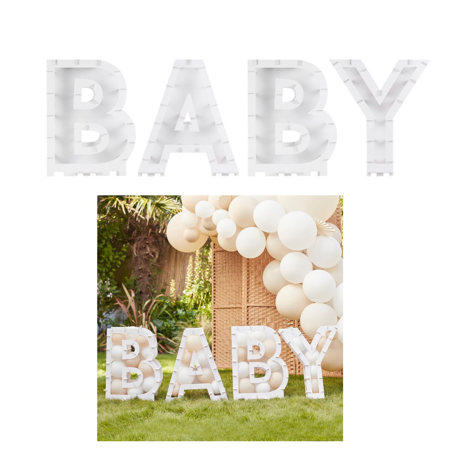 Ginger Ray Hello Baby Balloon Mosaic Frame