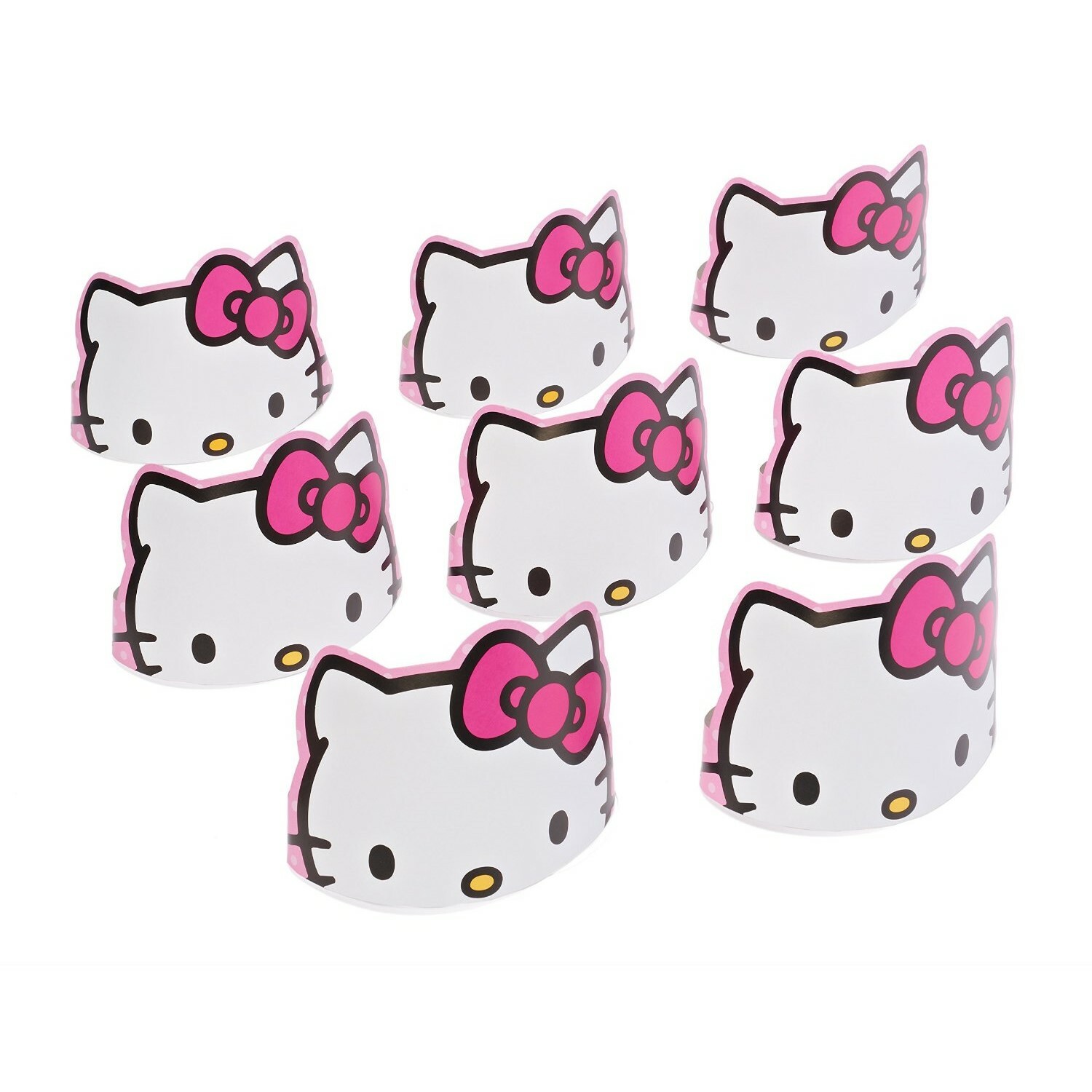 Hello Kitty Rainbow Tiaras (Pack of 8)