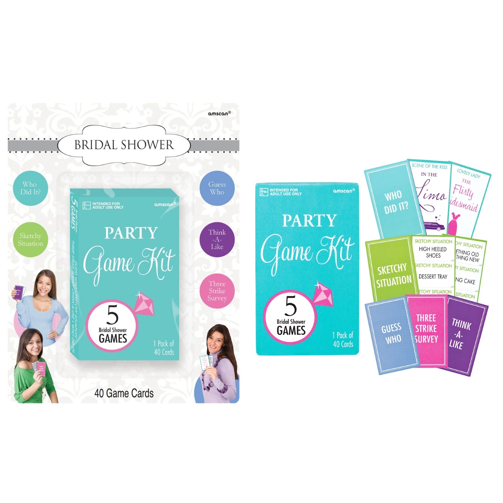 Bridal Shower Party Game Kit