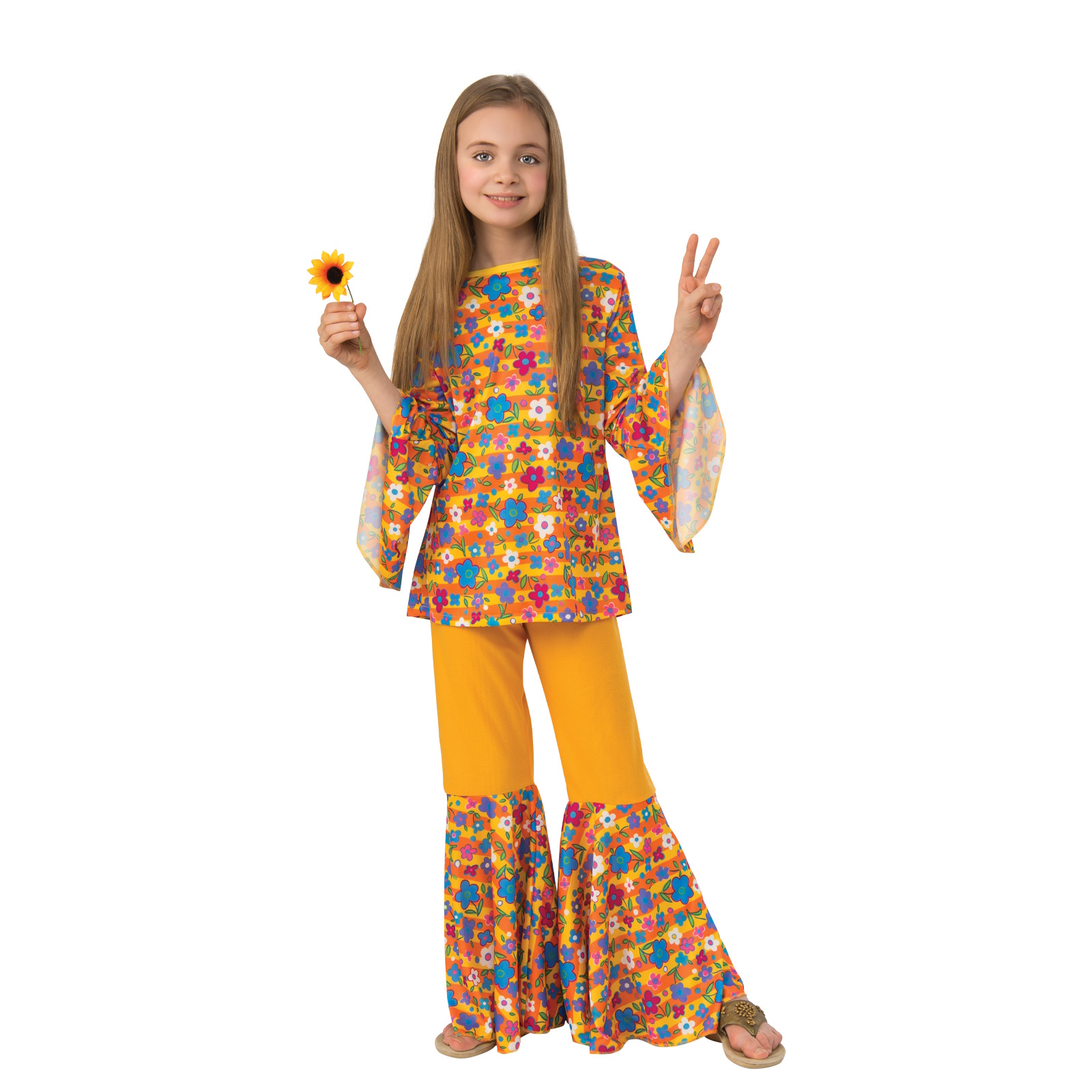 Hippie Girls Costume Large