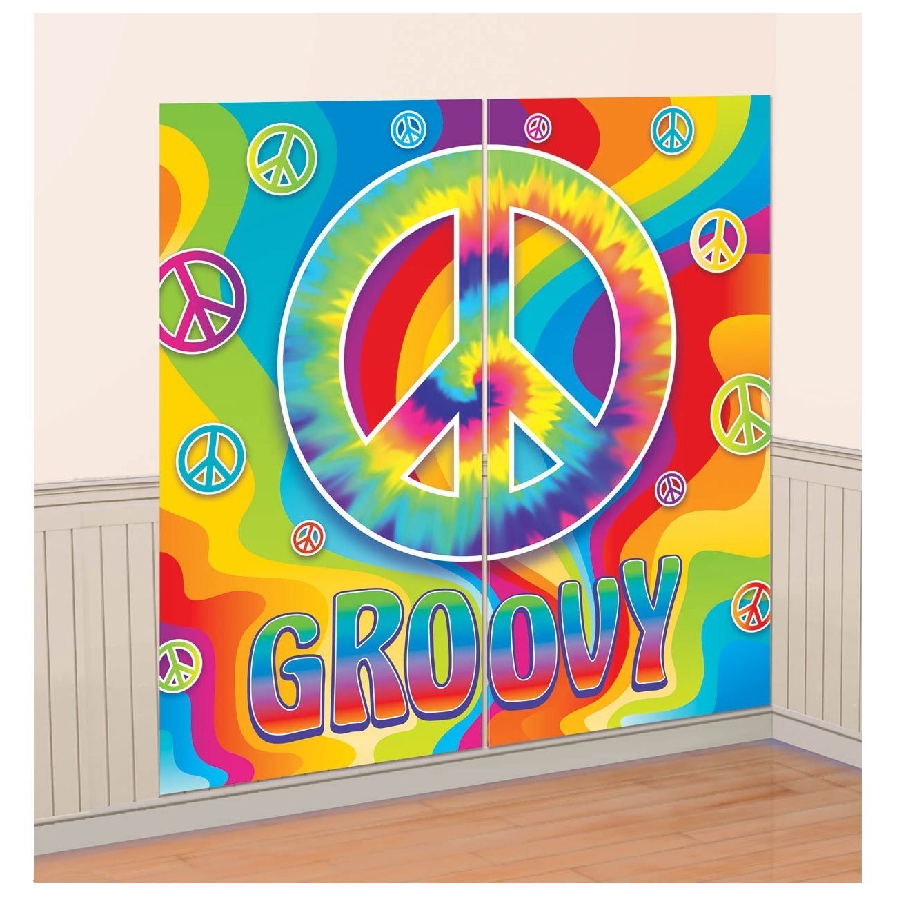 Feeling Groovy Scene Setter Wall Decorations