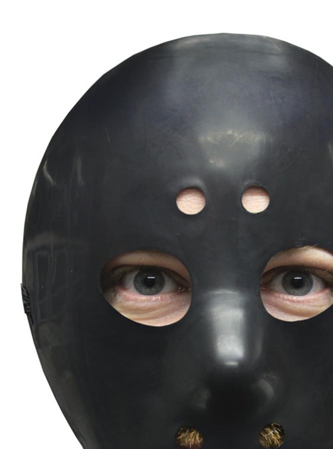 Hockey Black Adult Mask