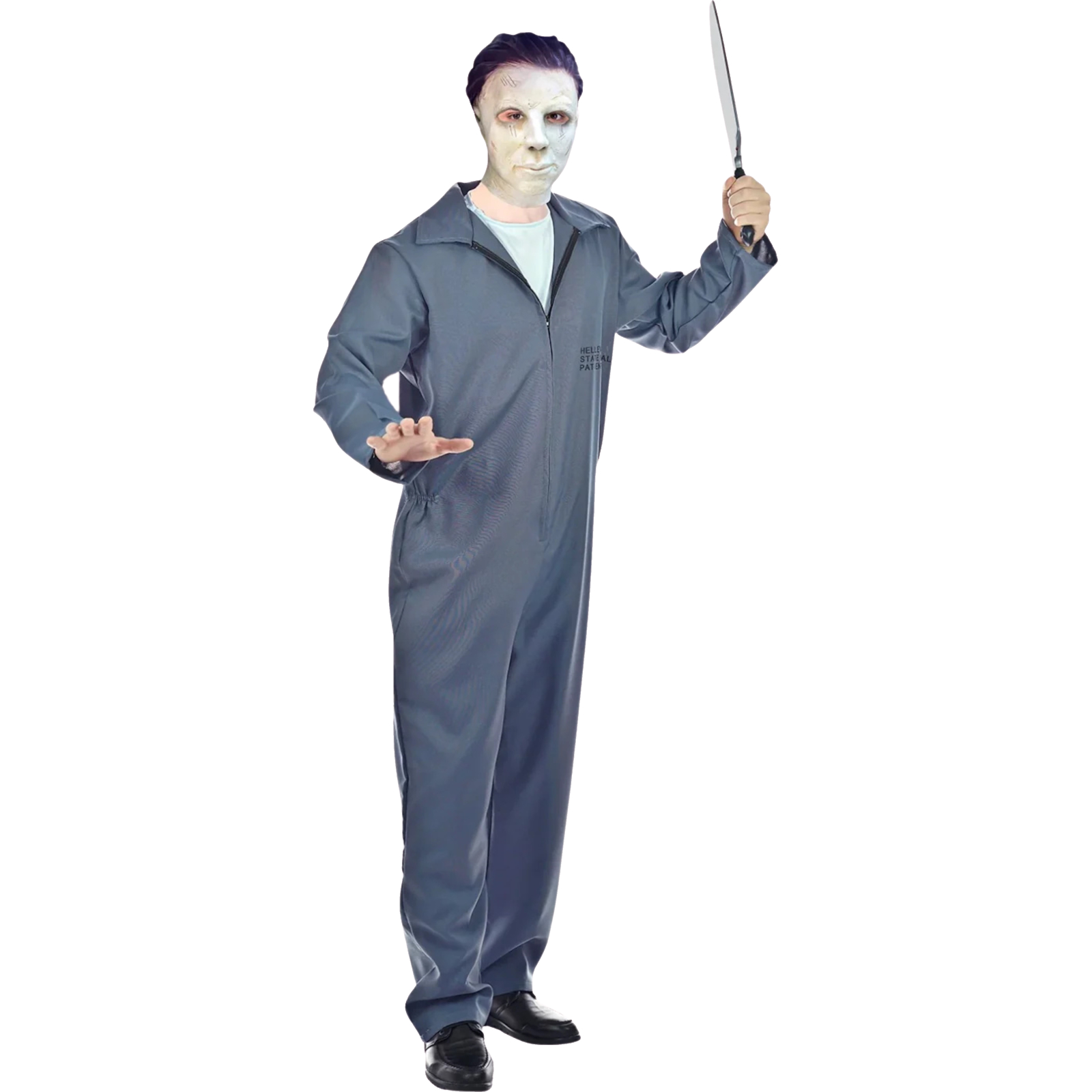 Grey Serial Killer Adult Costume L-XL