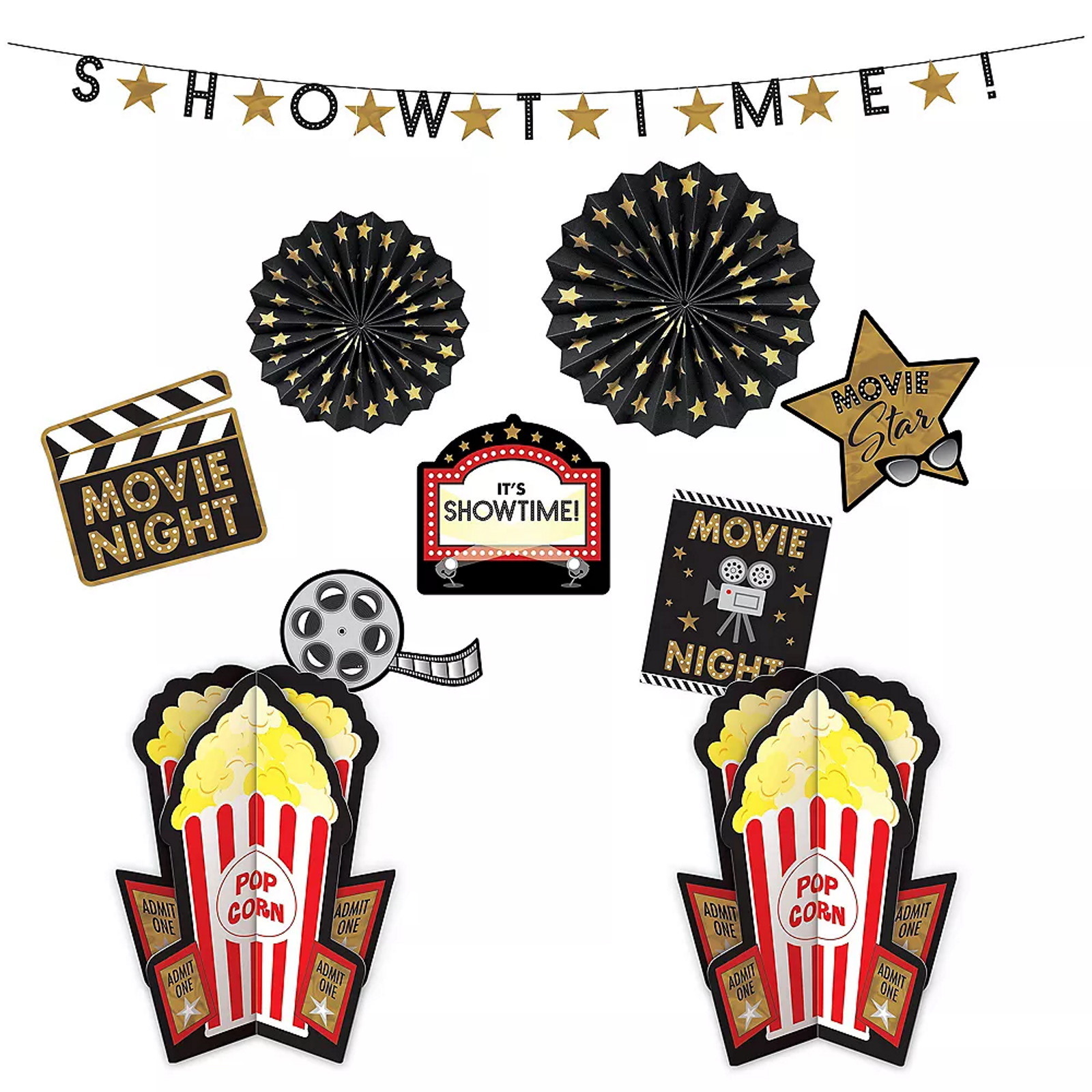 Glitz & Glam Movie Night Room Decorating Kit