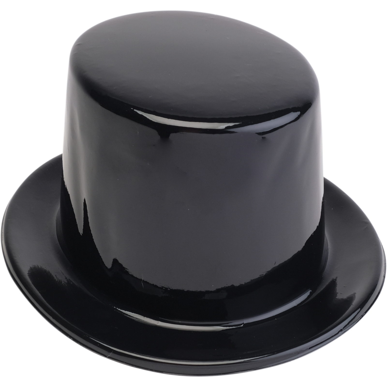 Black Plastic Childs Top Hat