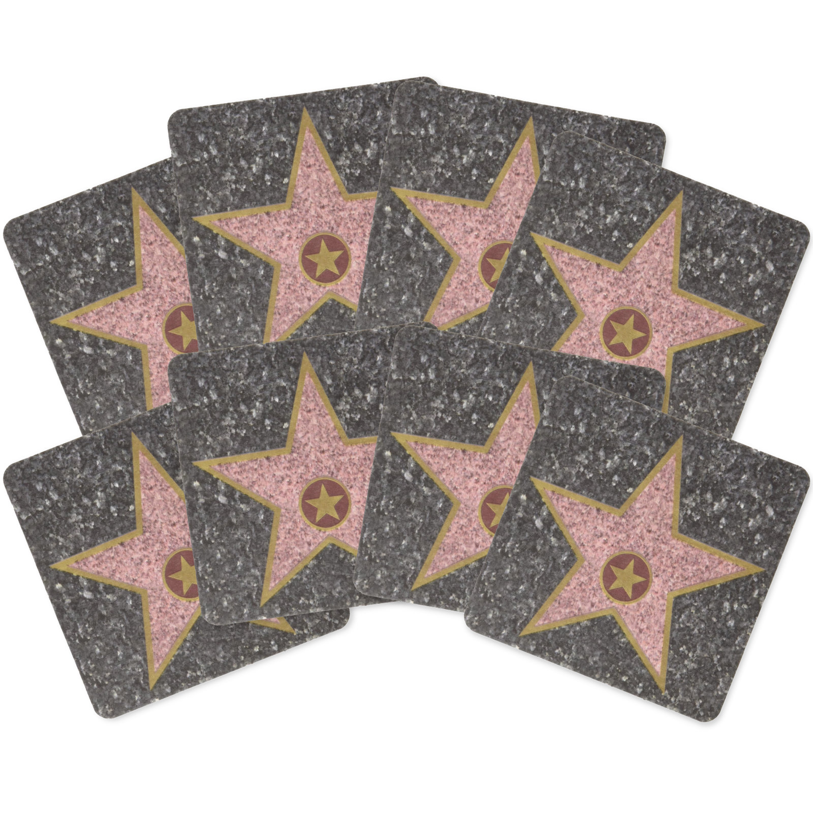 Walk of Fame Star Drink Coasters (Pack of 8) 