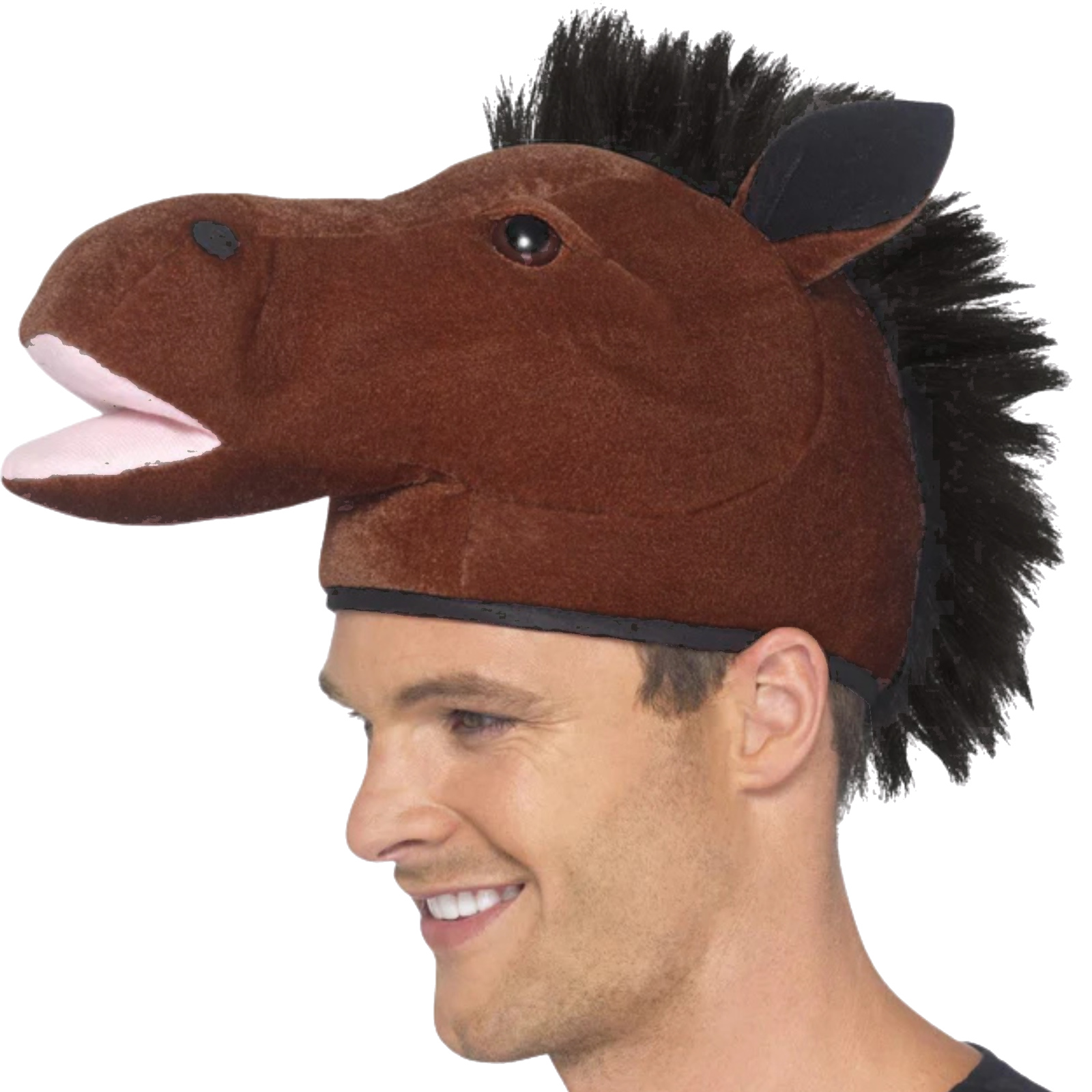 Plush Adult Horse Hat 