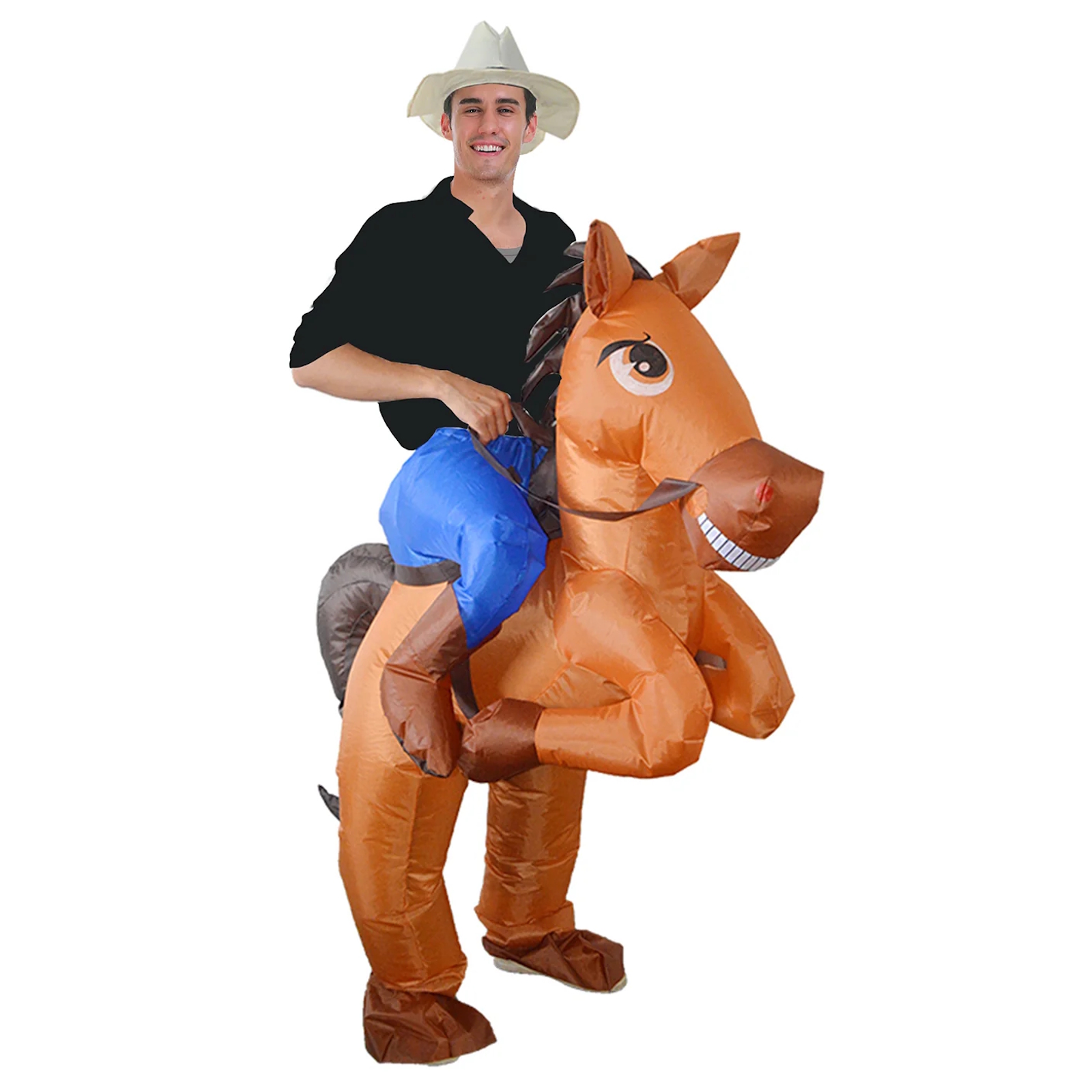 Inflatable Horse Jockey Adult Costume