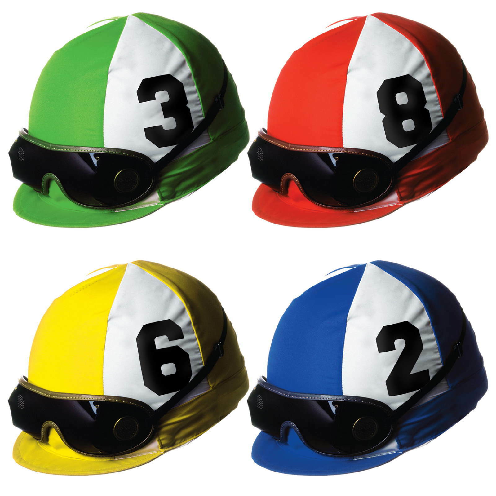 Jockey Hat Cutouts (Pack of 4)