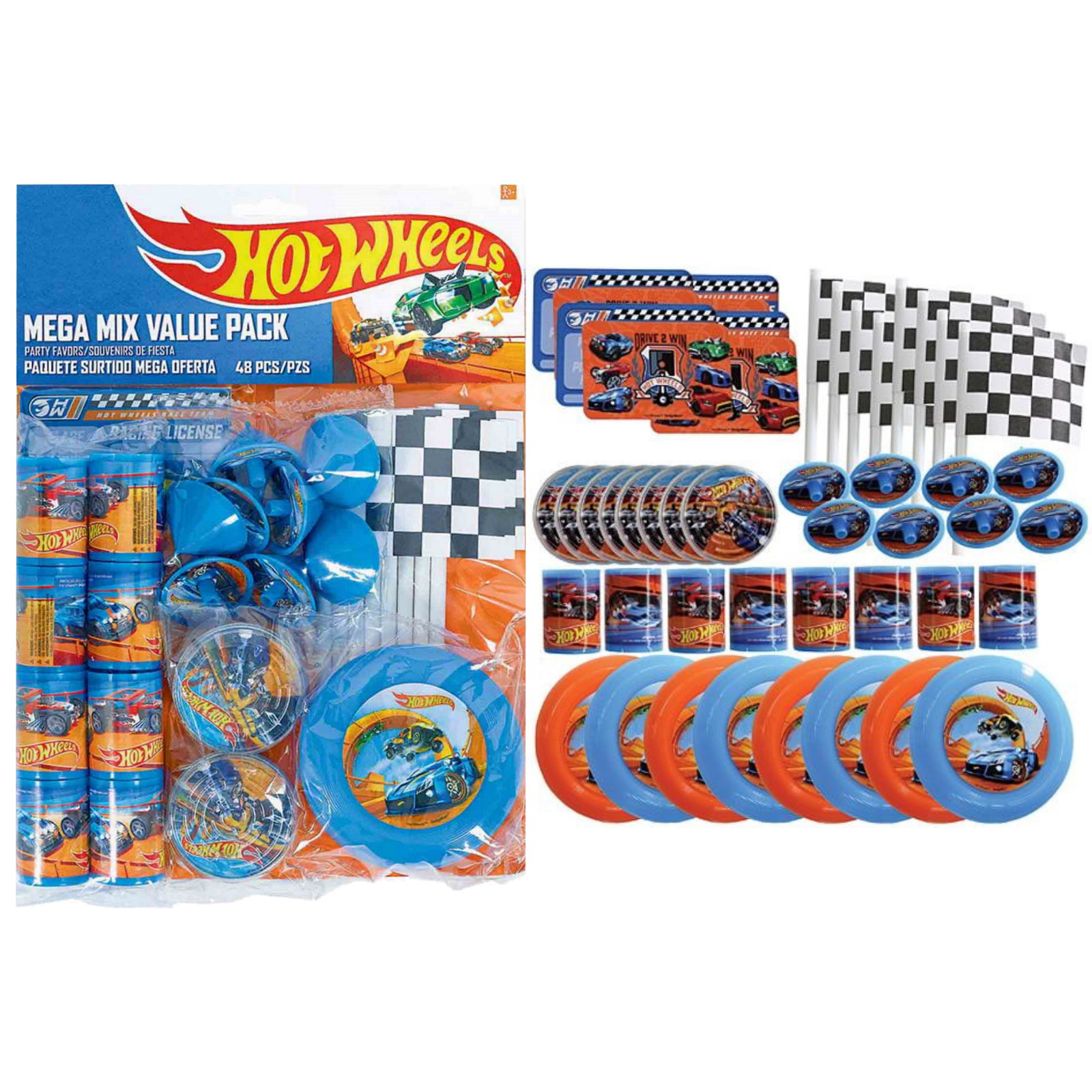 Hot Wheels Wild Racer Mega Value Favour Pack (48 Pieces)