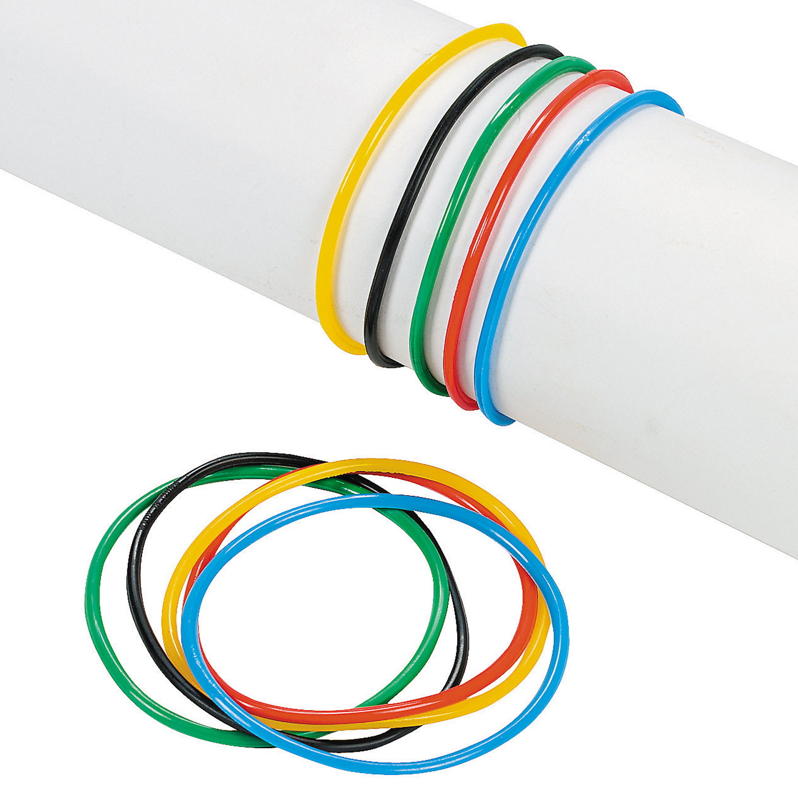 Coloured Jelly Bracelets (Pack of 144)