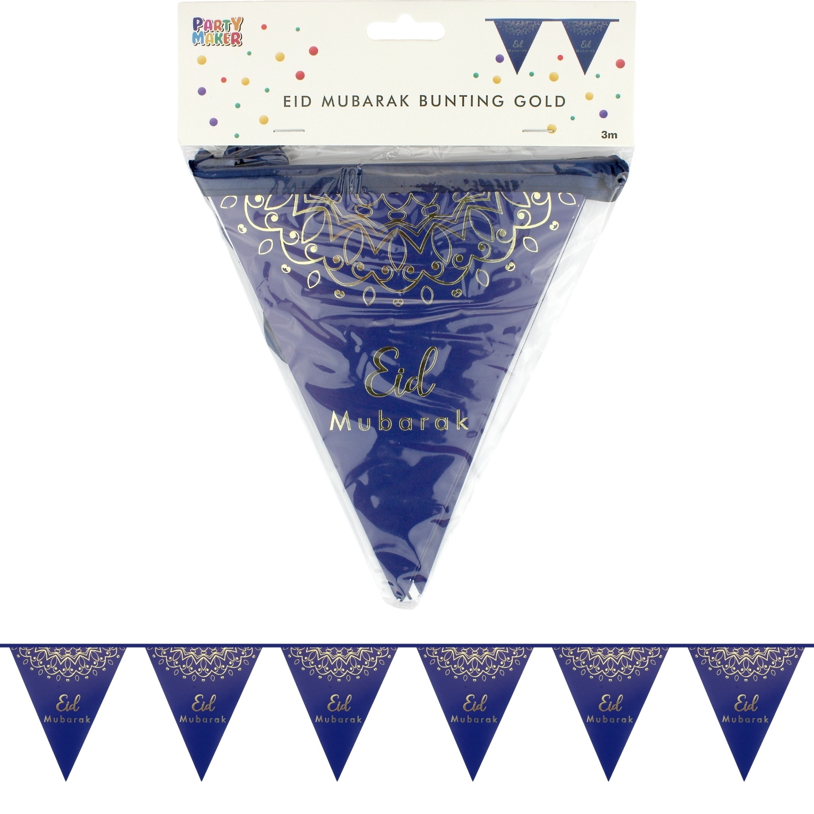 Eid Mubarak Flag Banner