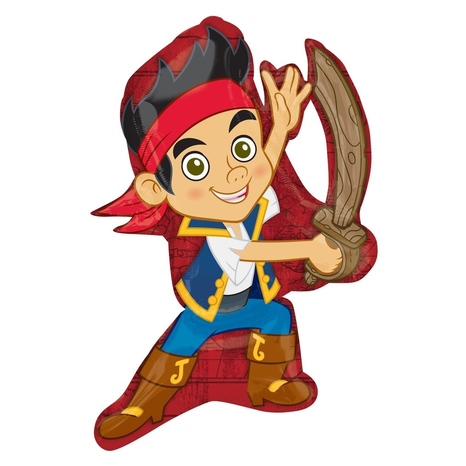 Jake and the Never Land Pirates Supershape Jumbo Helium Balloon