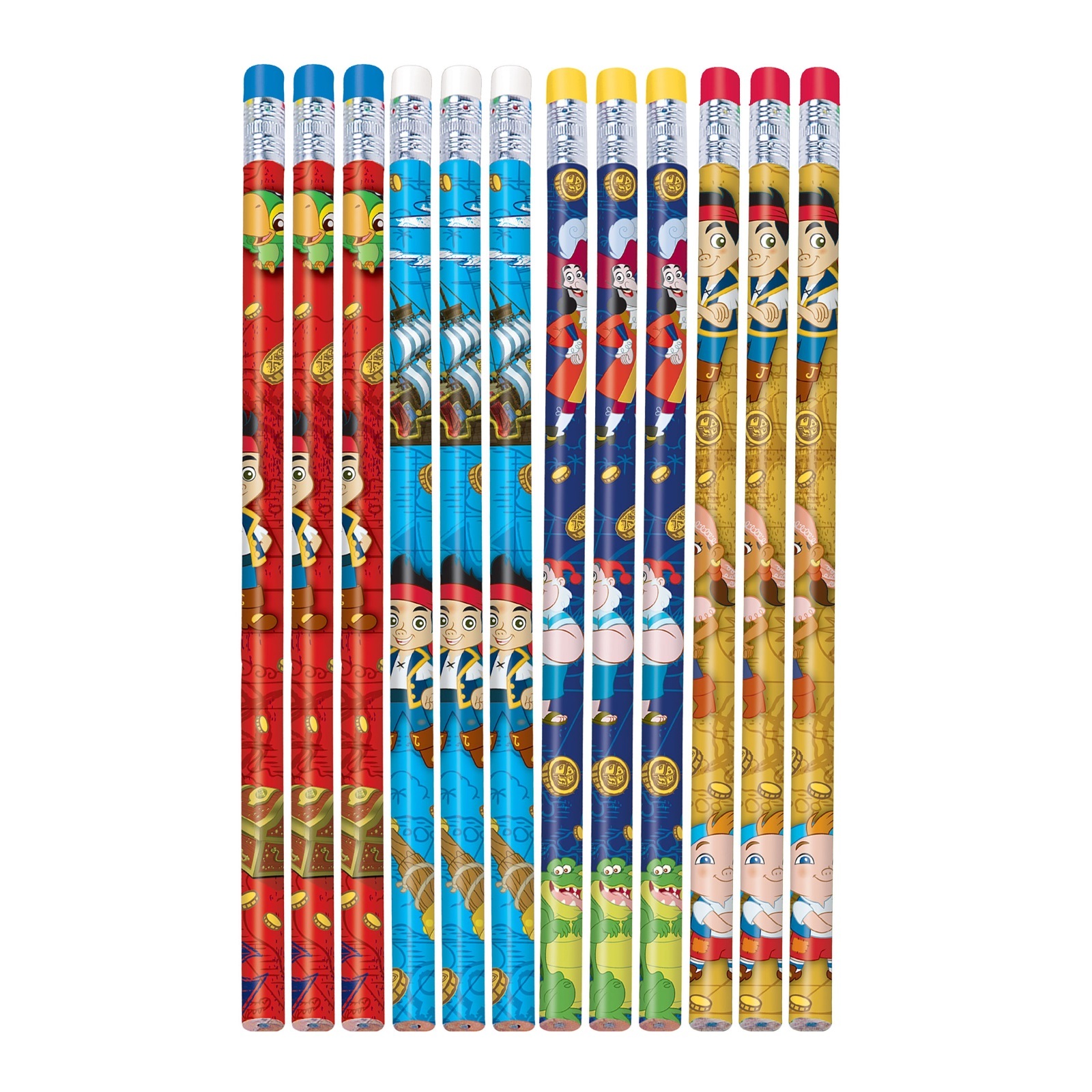 Jake and the Never Land Pirates Pencils (Pack of 12)