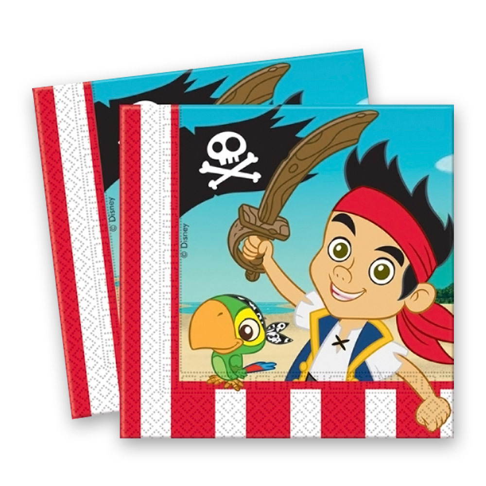 Jake and the Never Land Pirates Large Napkins / Serviettes (Pack of 20)