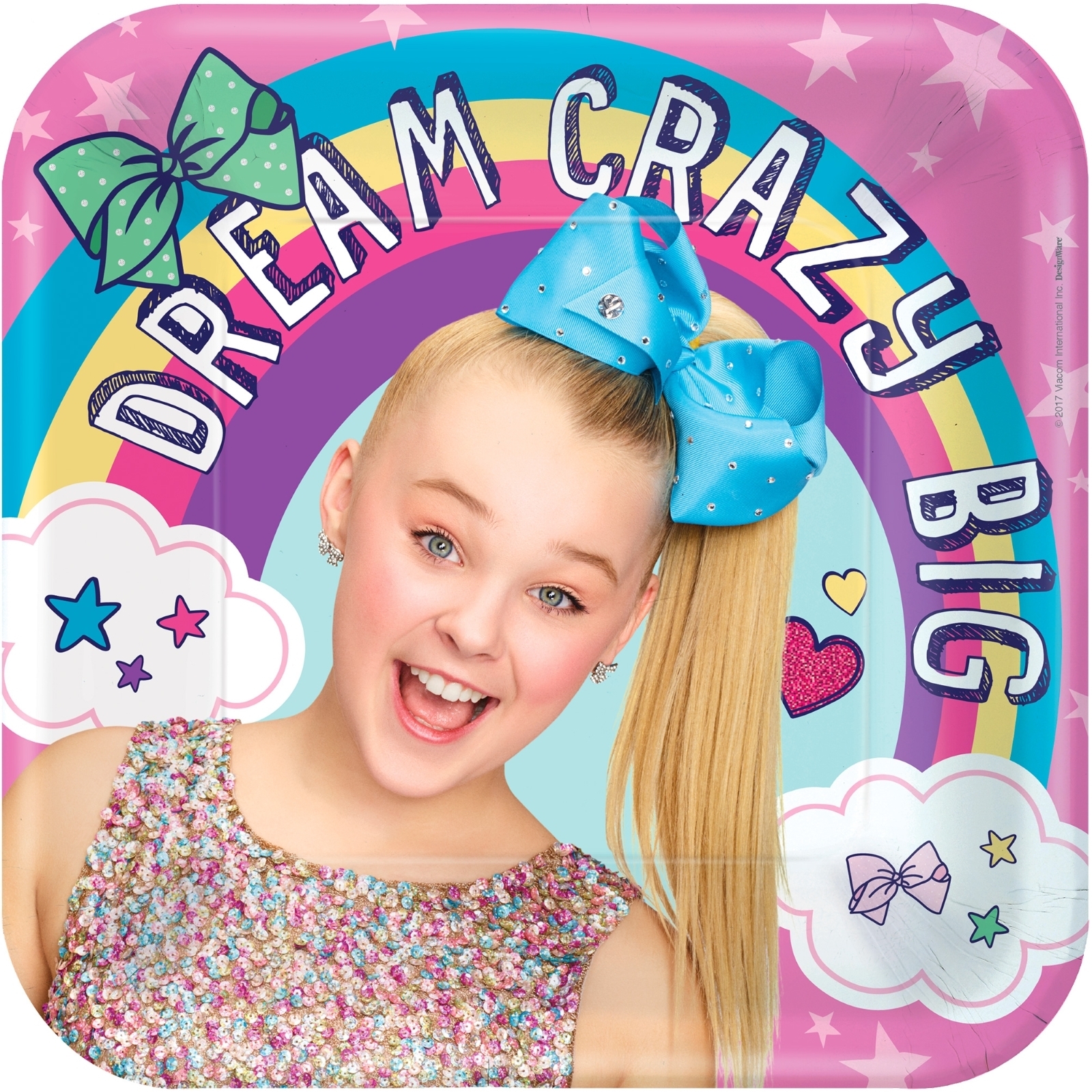 Jojo Siwa Large Paper Plates (Pack of 8)