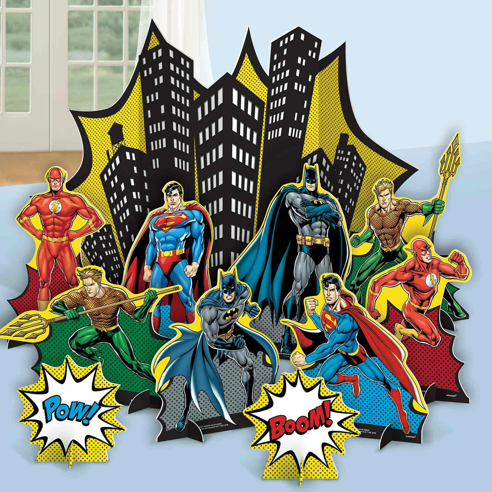 Justice League Heroes Unite Table Decorating Kit 