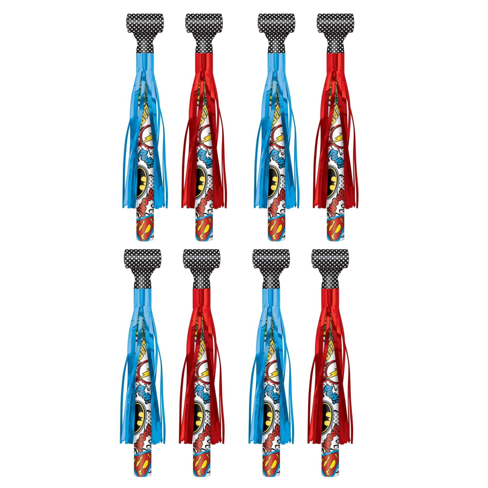 Justice League Unite Party Blowers (Pack of 8)