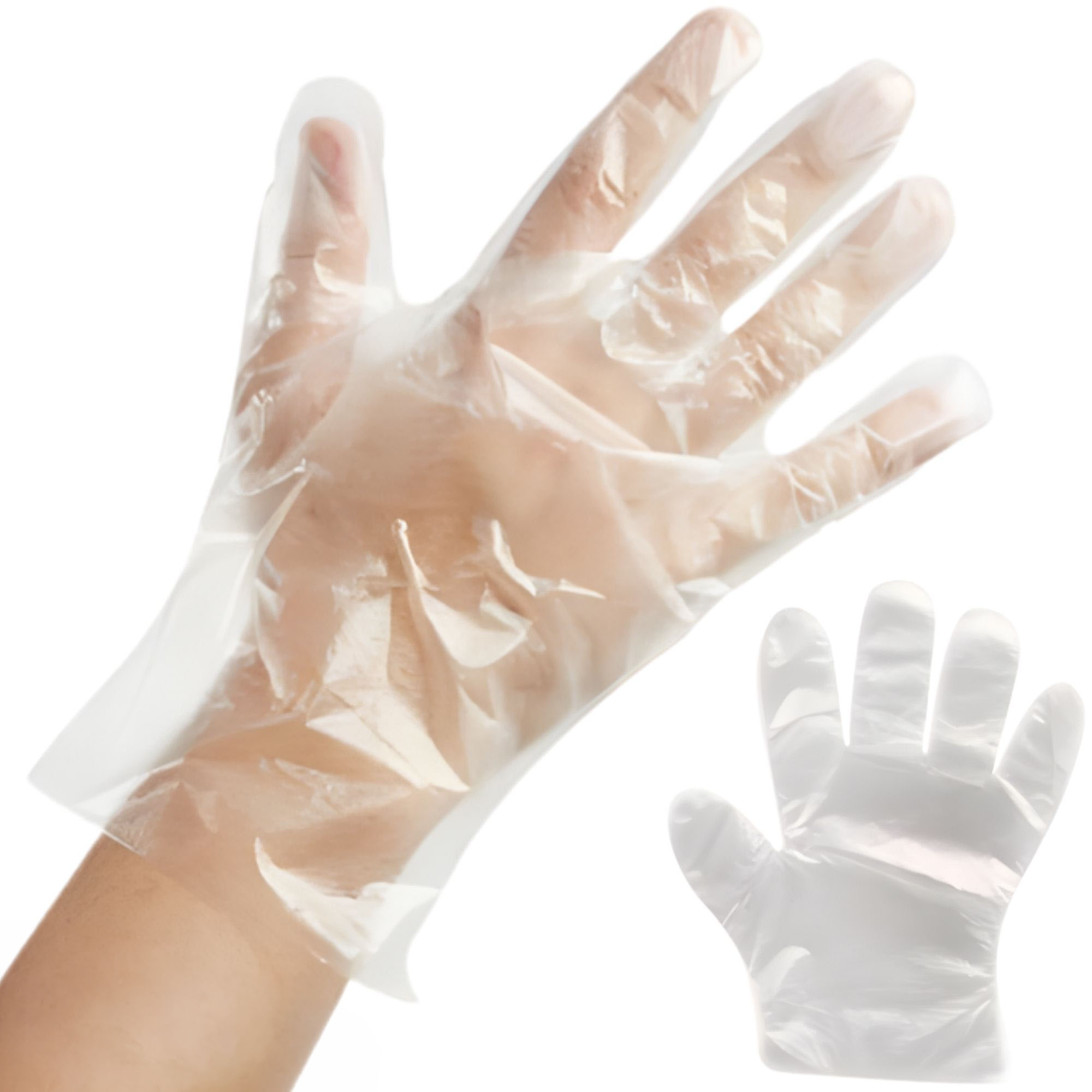 Disposable Plastic Gloves (Pack of 100)