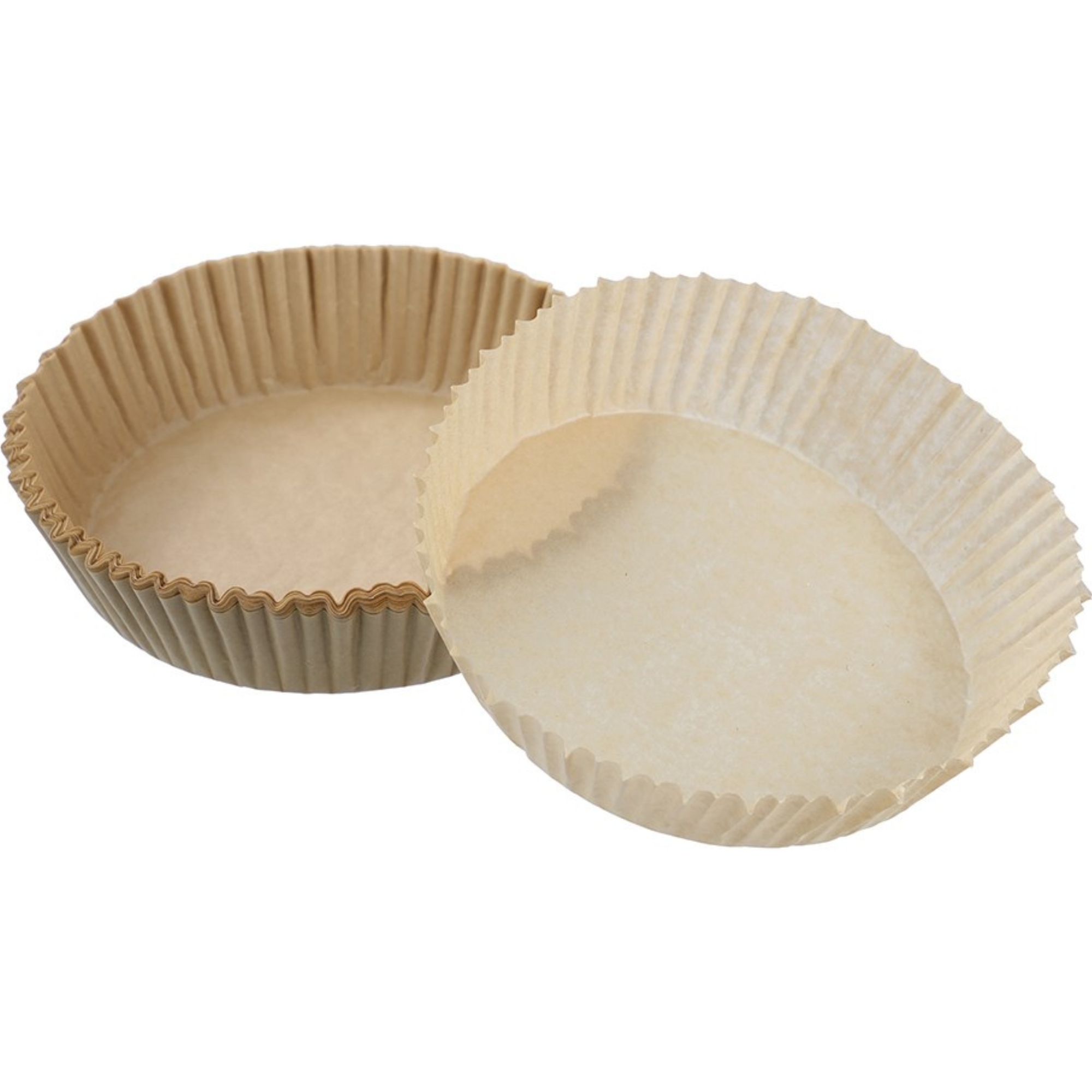 Lemon & Lime Brown Round Air Fryer Liners (Pack of 50)