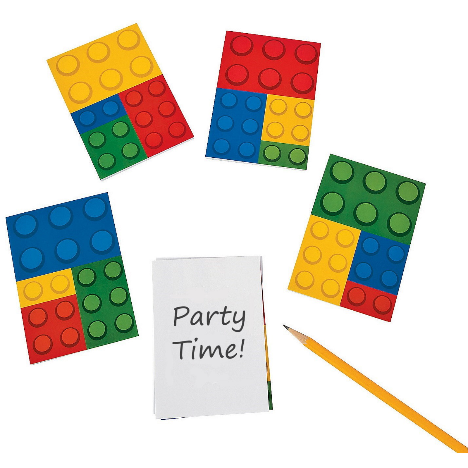 Block Party Notepads (Pack of 12)