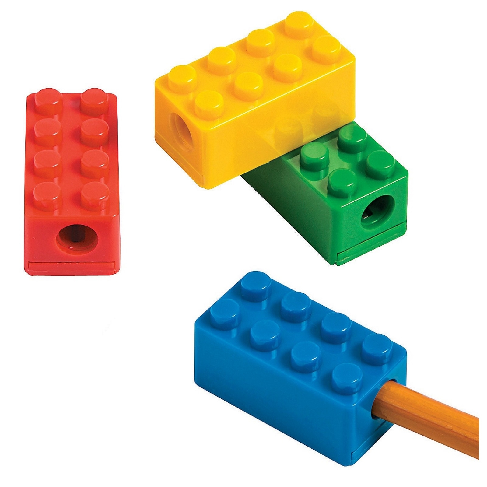 Brick Pencil Sharpeners (Pack of 12)