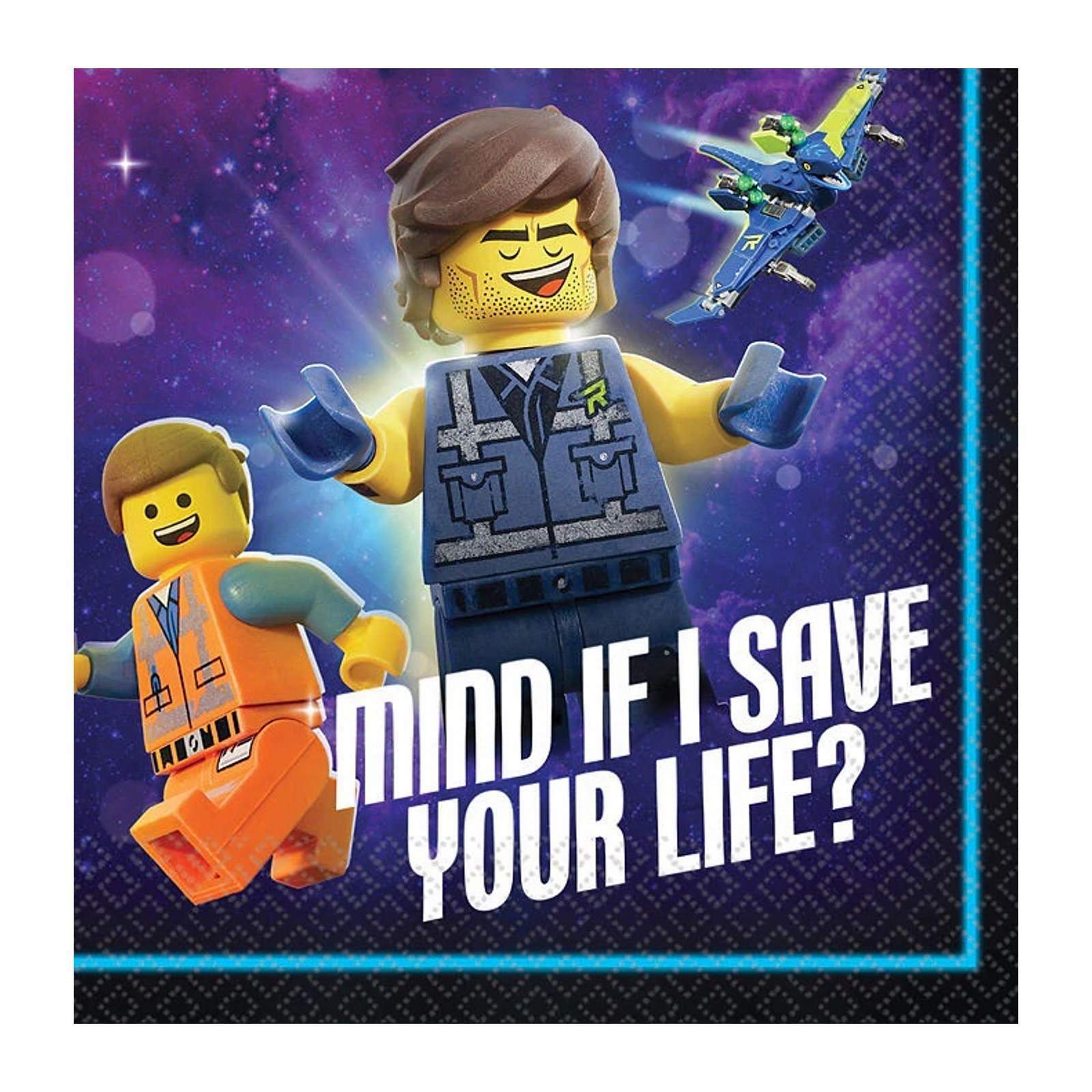 Lego Movie 2 Small Napkins / Serviettes (Pack of 16)