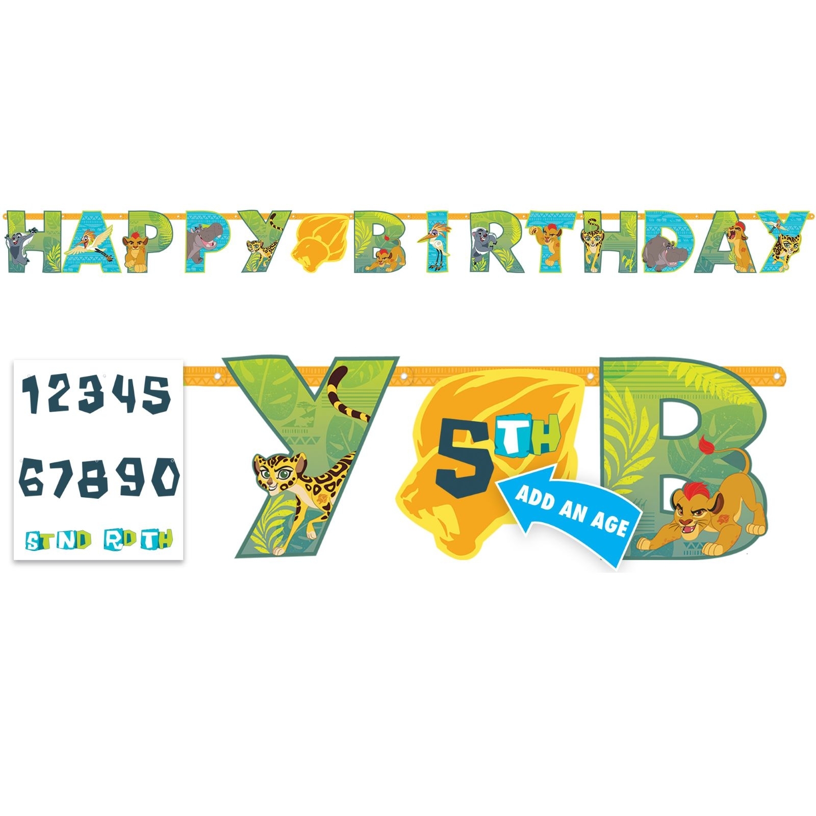 The Lion Guard Jumbo Add an Age Banner Kit