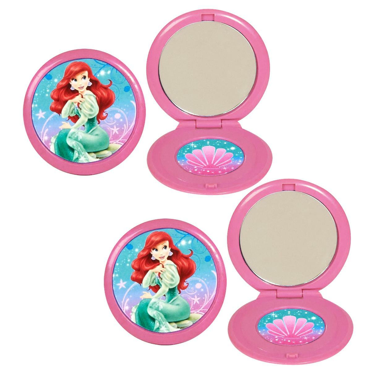 Ariel The Little Mermaid Sparkle Compact Mirrors (Pack of 4)