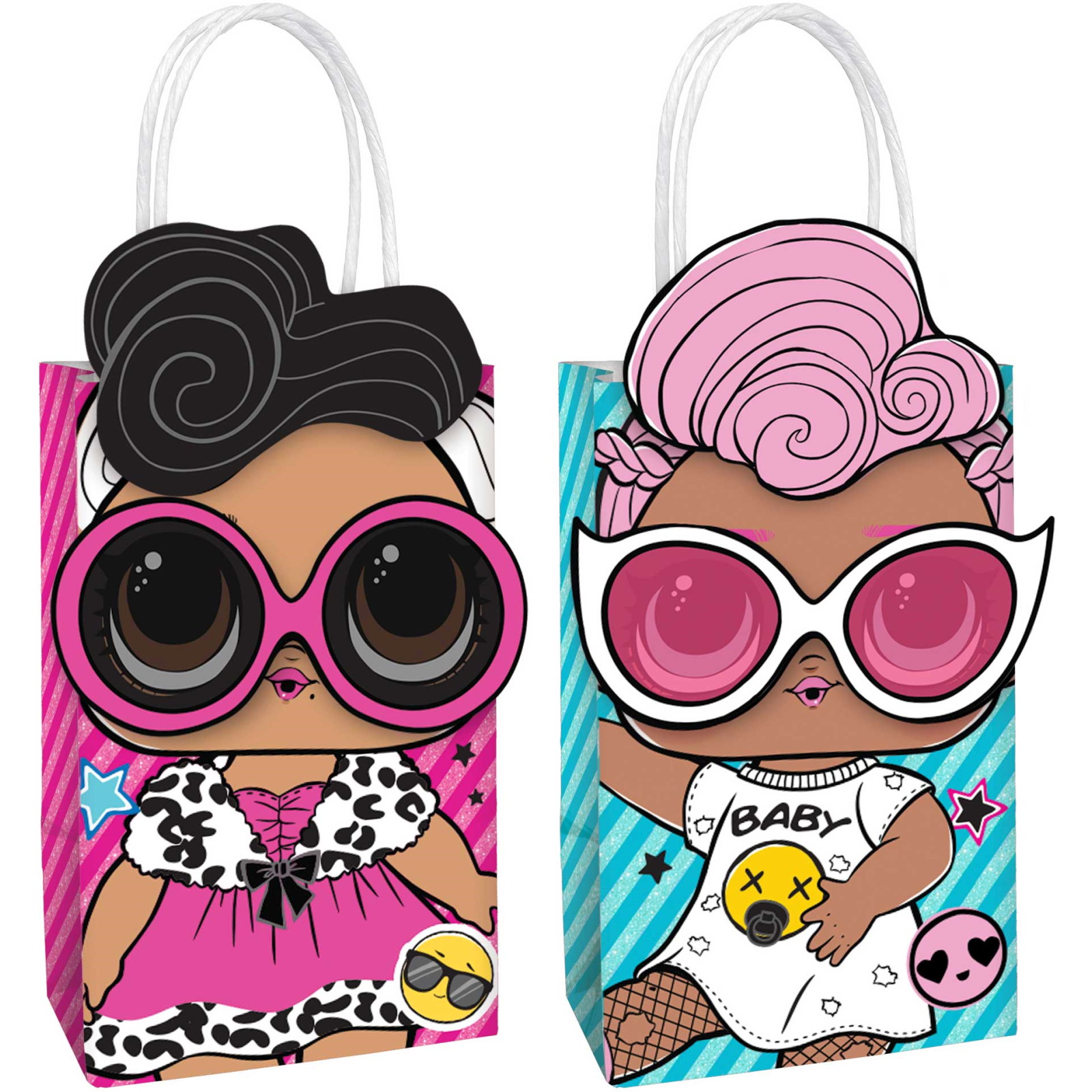 LOL Surprise Together 4 EVA Create Your Own Paper Gift Bags (Pack of 8) 